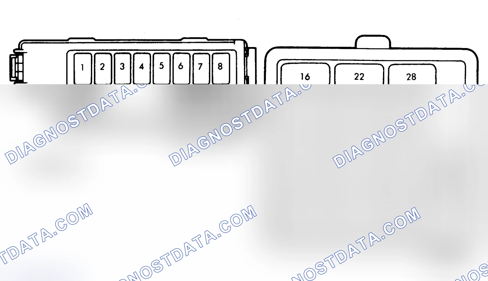 Scheme 6: FUSE PANEL & FUSE BLOCK IDENTIFICATION (1989-91)