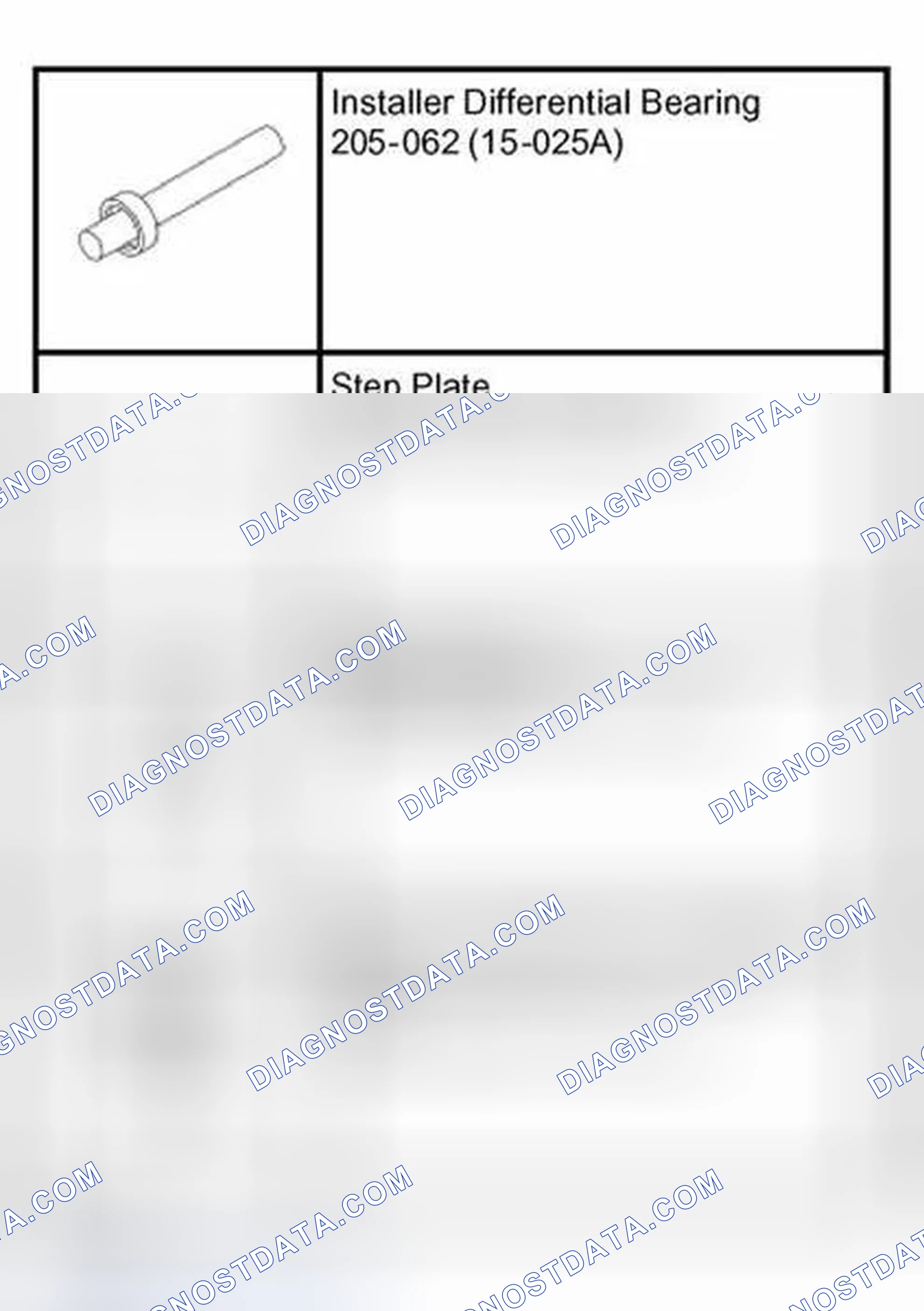 Scheme 226: Special Tool(s)
