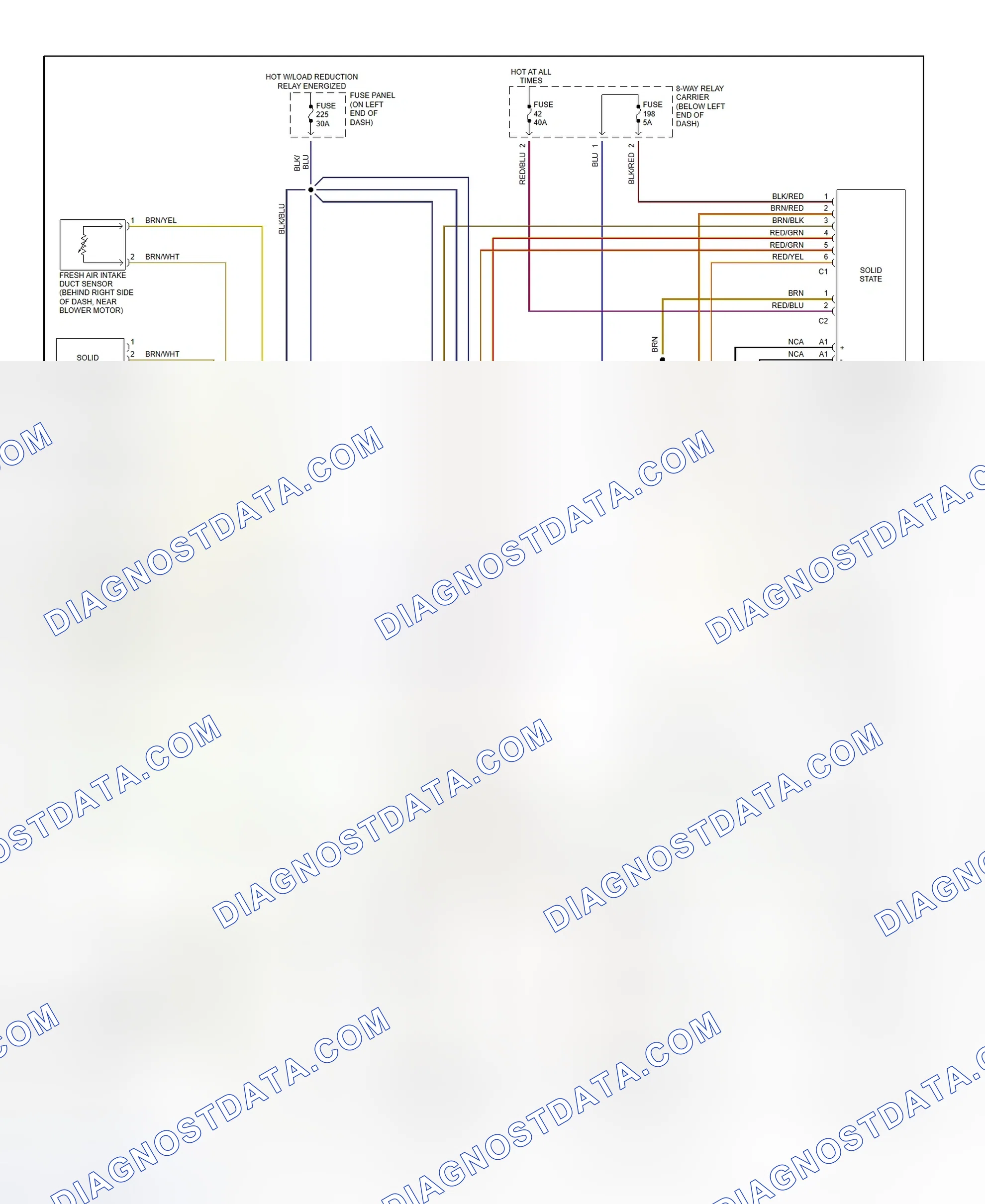Scheme 3: Automatic A/C-Heater System Wiring Diagram (2000-01 S4 - 2 Of 2)