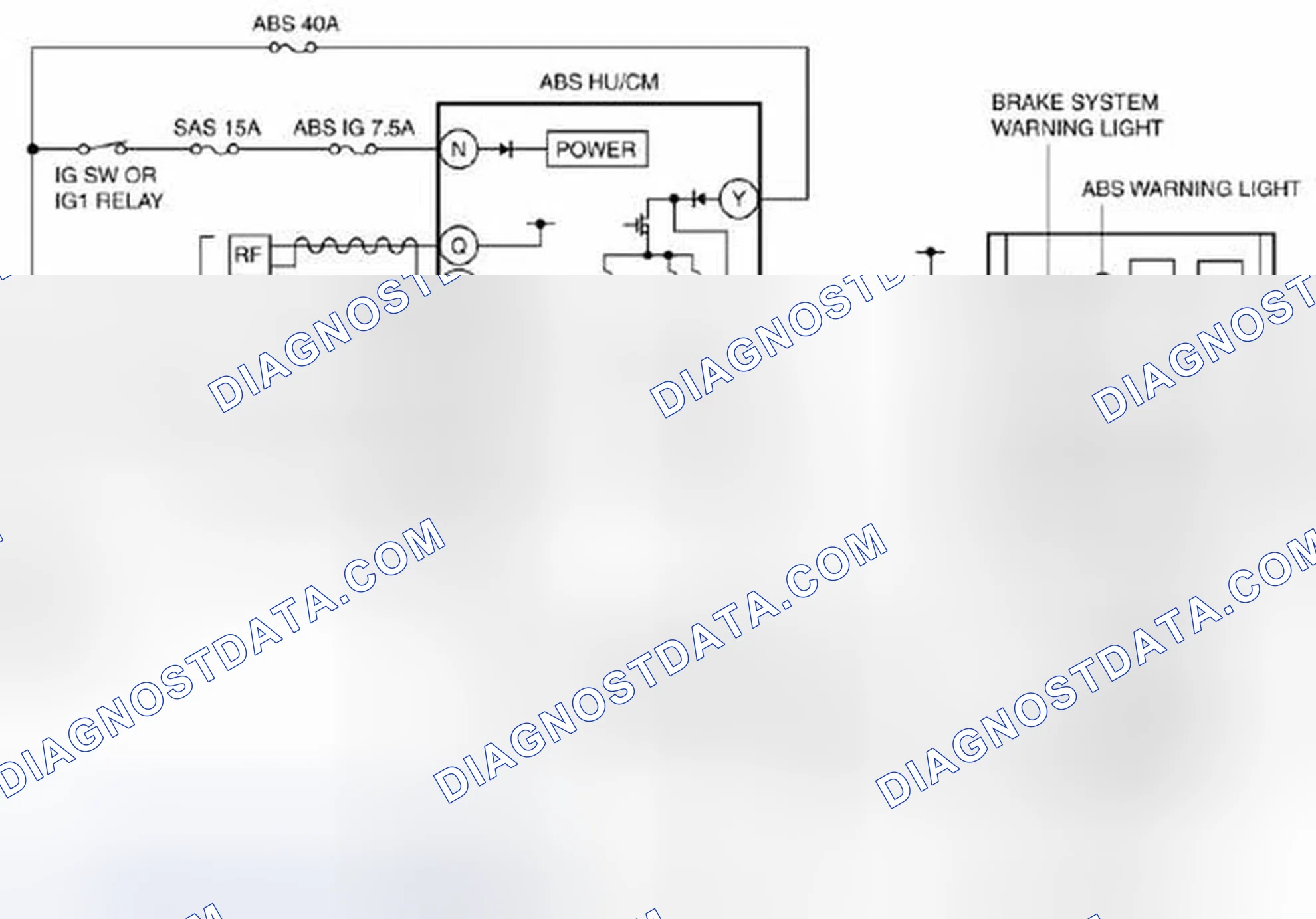 Scheme 1: ABS System - Wiring Diagram
