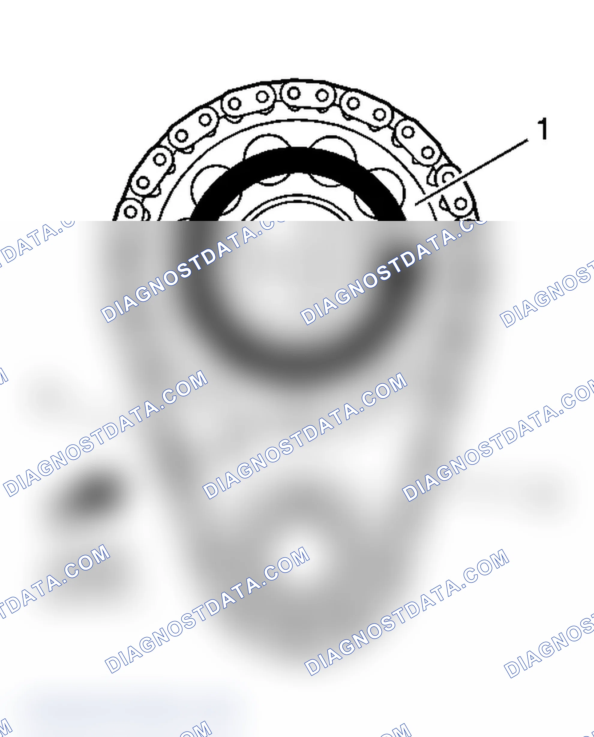 Scheme 25: Timing Chain and Sprockets Removal