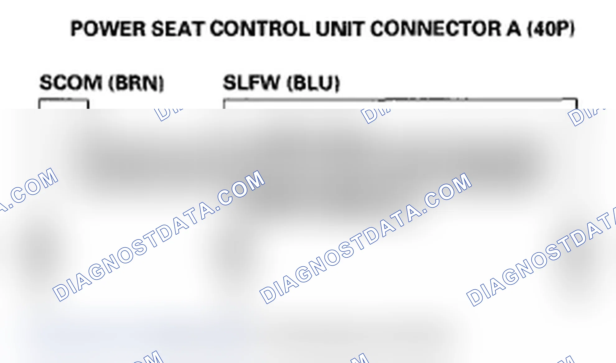 Scheme 65: DTC B1844: Power Seat Slide Switch Circuit Malfunction