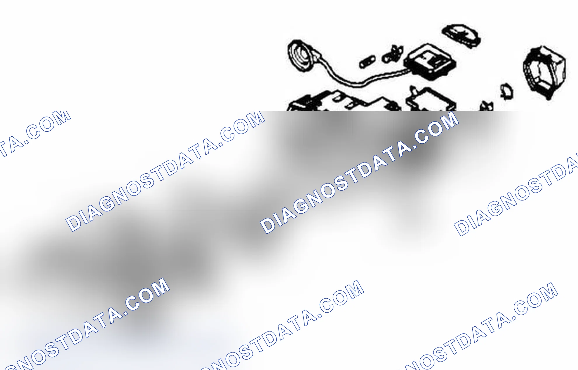 Scheme 134: Xenon Headlight Assembly Components