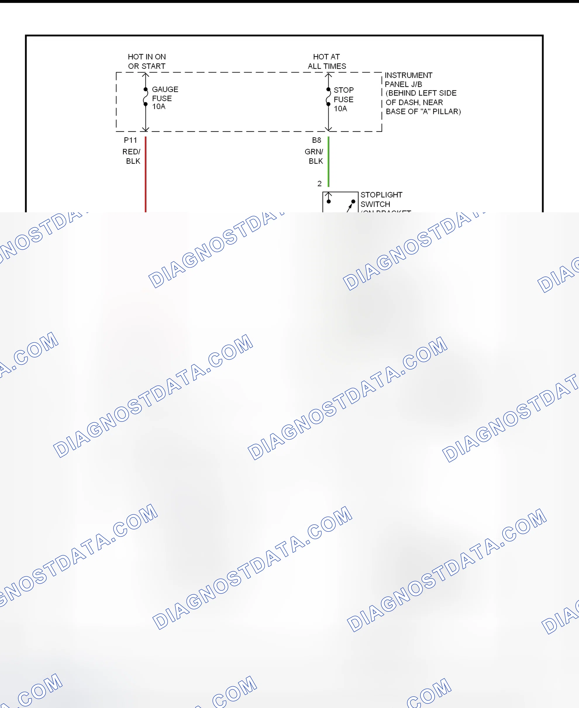 Scheme 303: Shift Interlock System Wiring Diagram (2001 - Toyota ECHO)