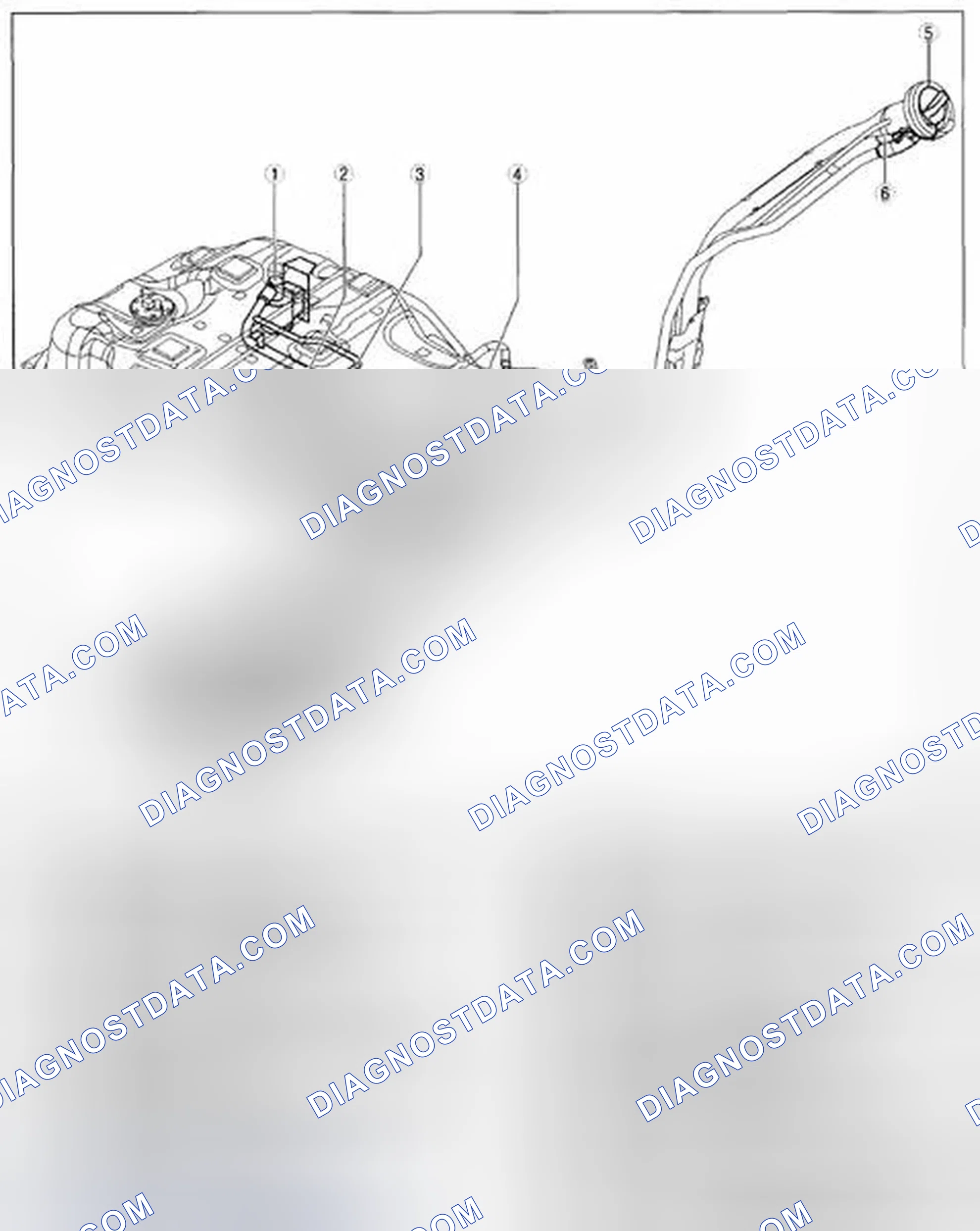 Scheme 20: Identifying Fuel Tank Side (AWD) Components Location (U.S.A. And Canada)