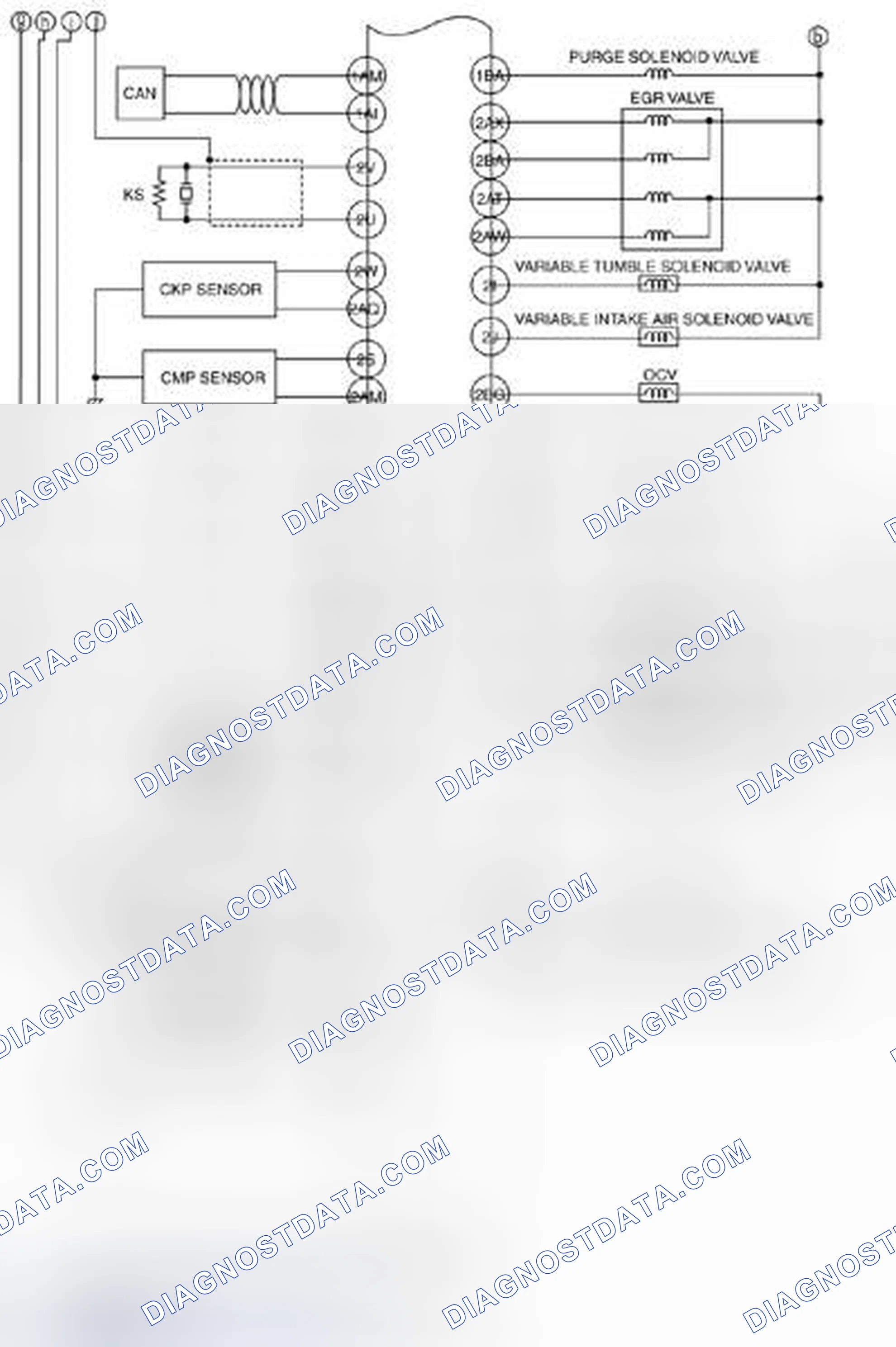Scheme 211: Symptom Troubleshooting Wiring Diagram [MZR 2.0, MZR 2.5] (2 Of 2)