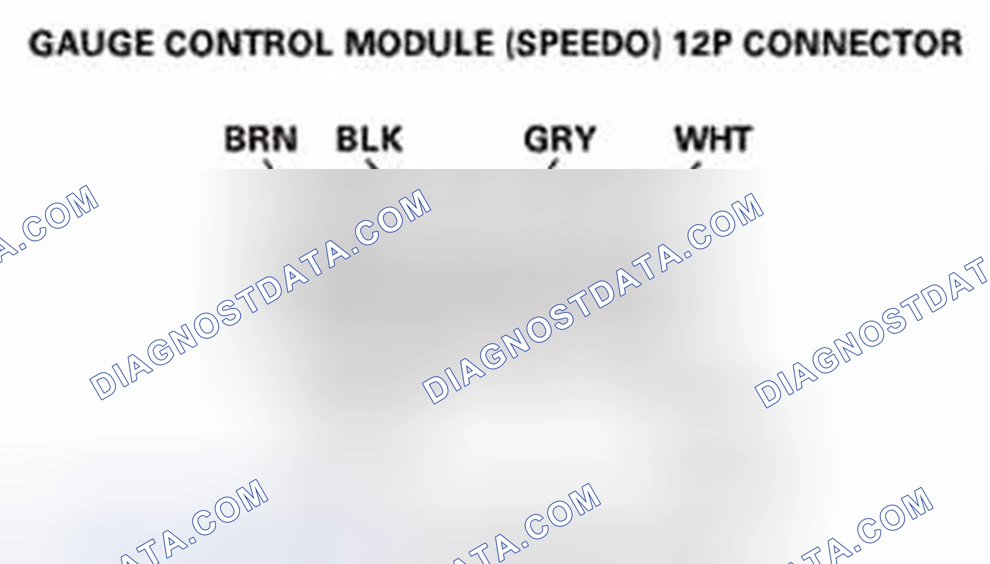 Scheme 40: Gauge Control Module (Speedo) Input Test
