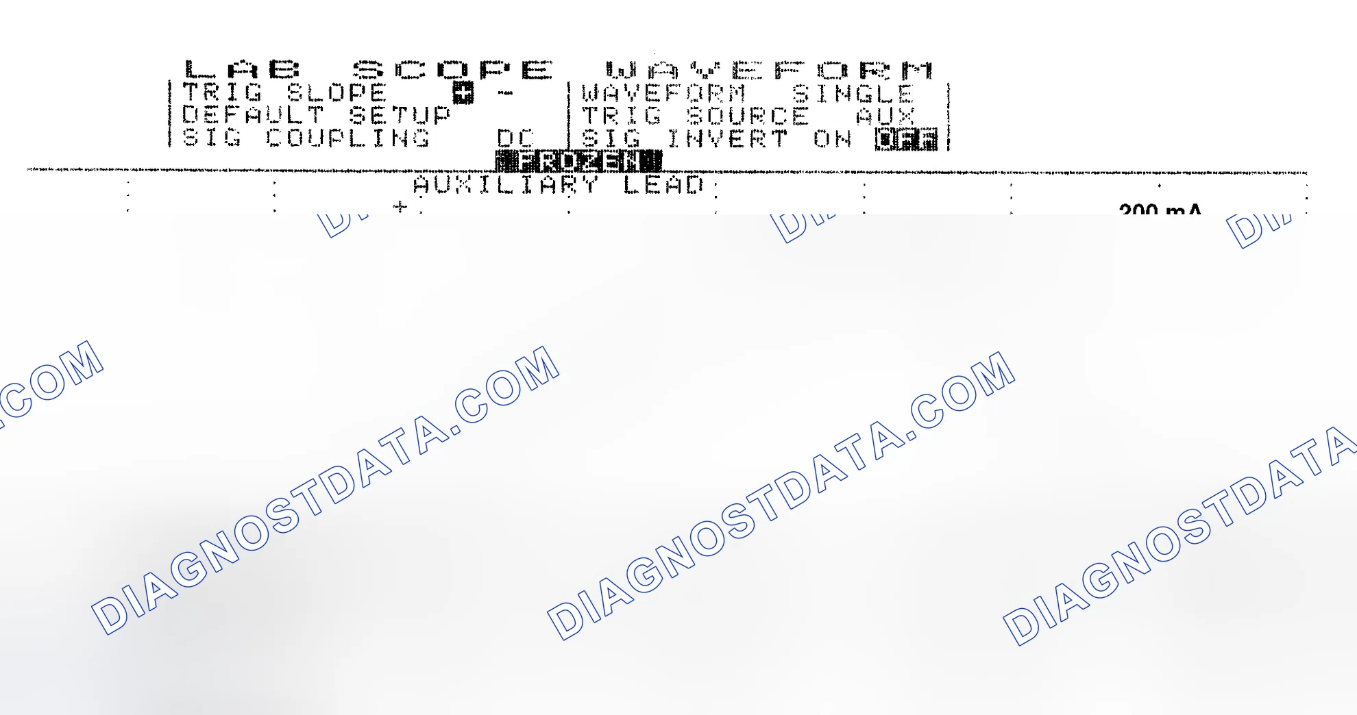 Scheme 13: Single Injector w/Normal Current Flow - Current Pattern