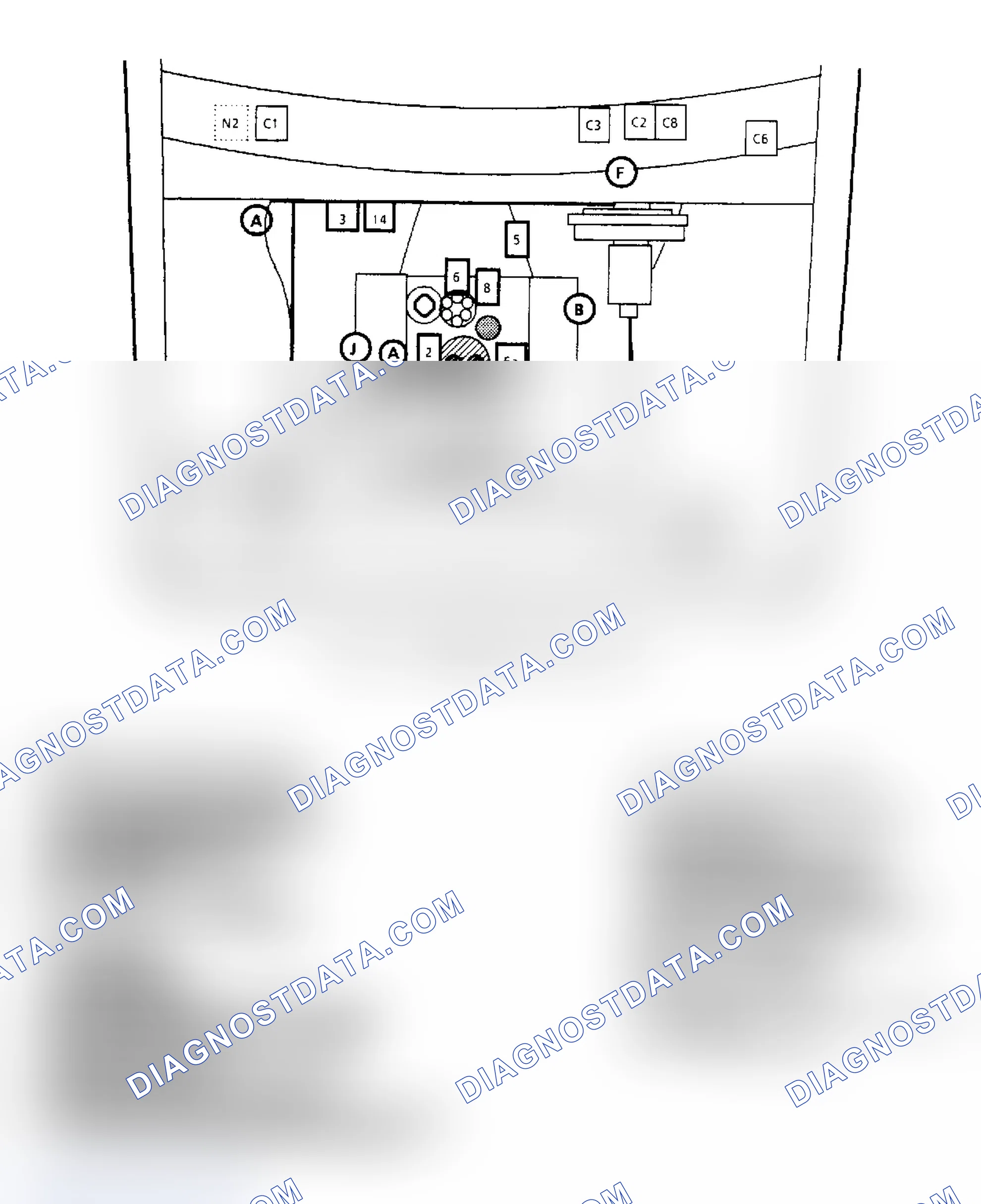 Scheme 147: Component Locations for "C/K" Series 5.0L & 5.7L