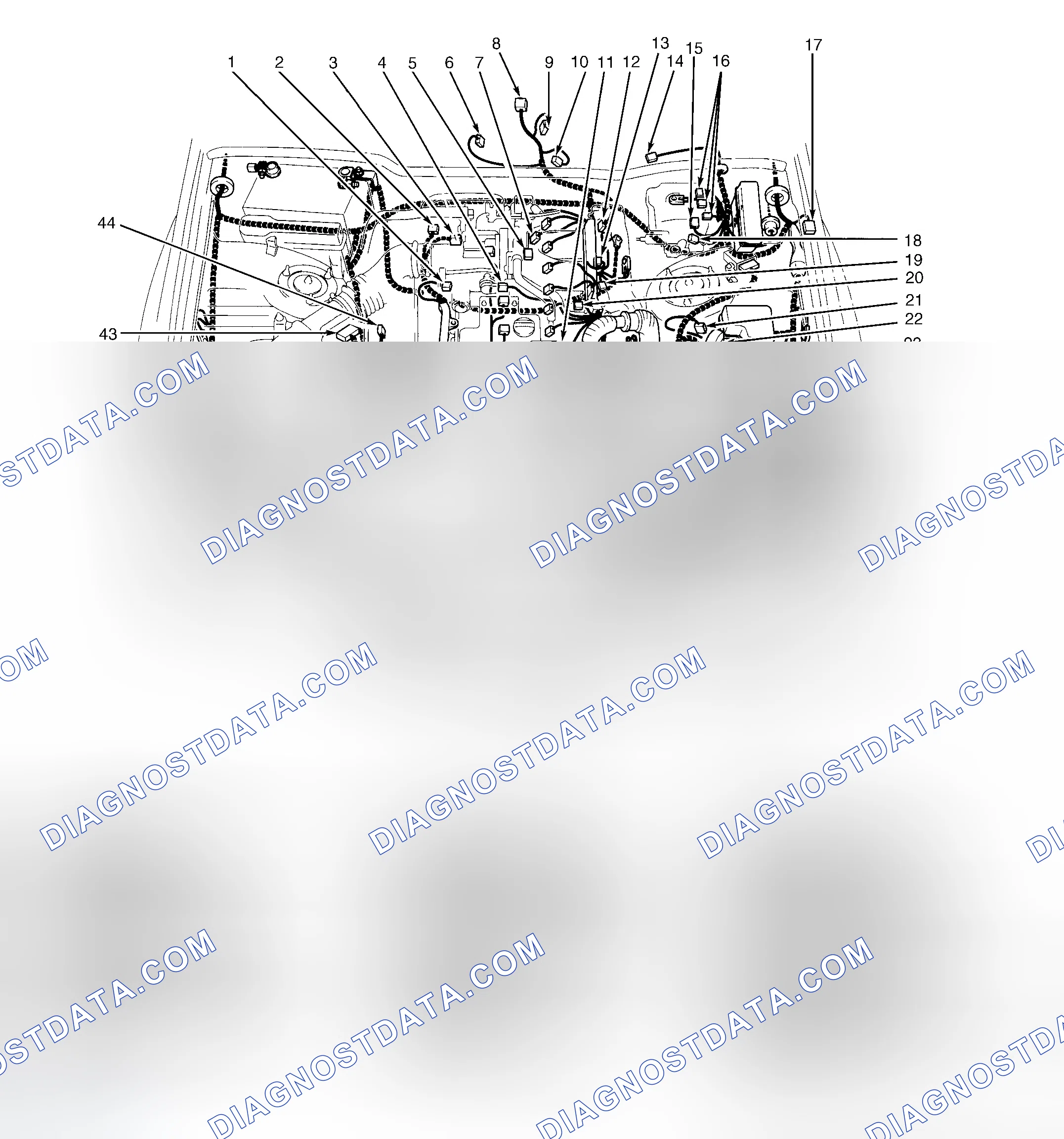 Scheme 1: Engine Compartment (3.0L)