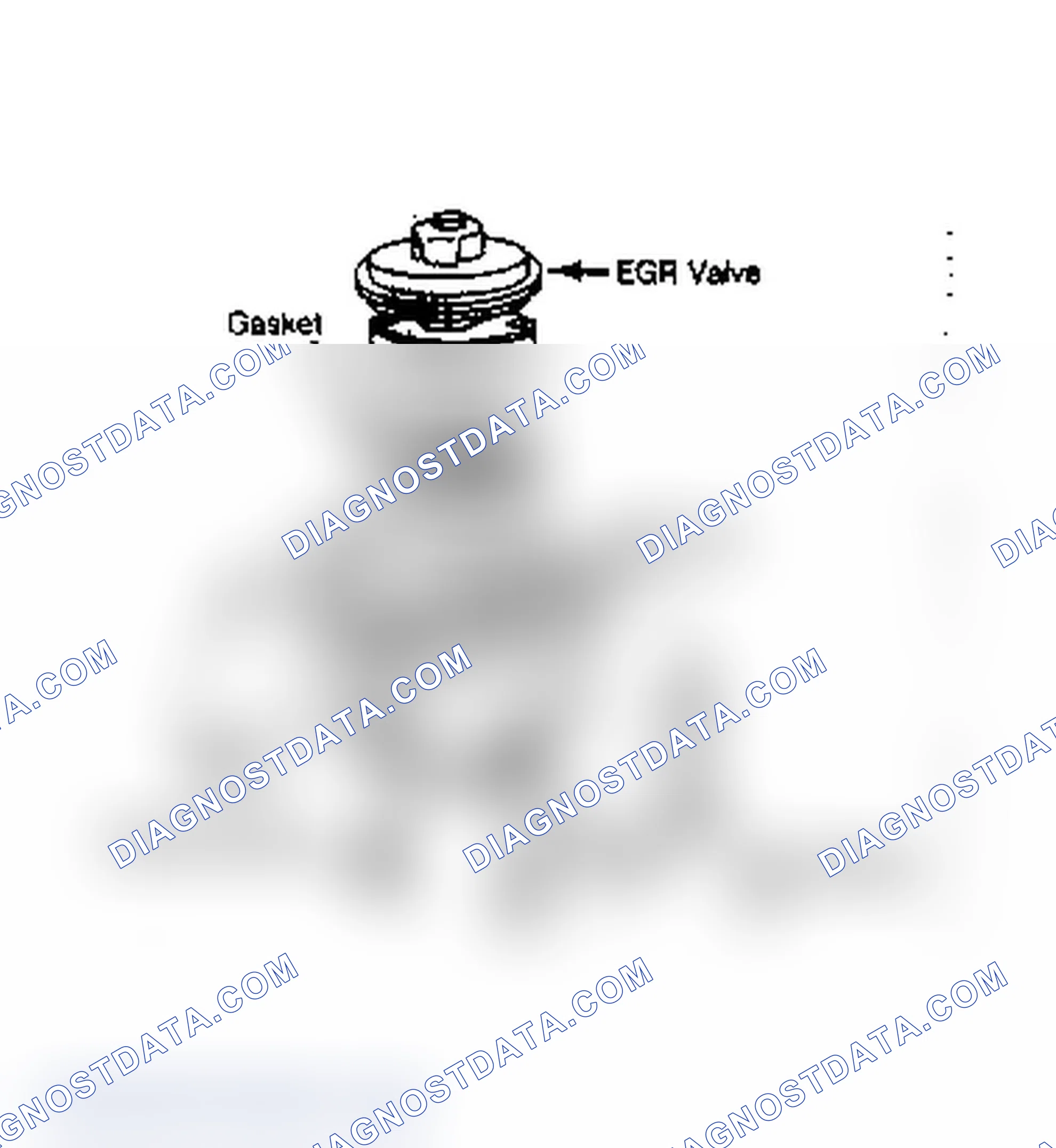 Scheme 72: EGR Valve Mounting Location (V6 & V8 Diesel Engine)