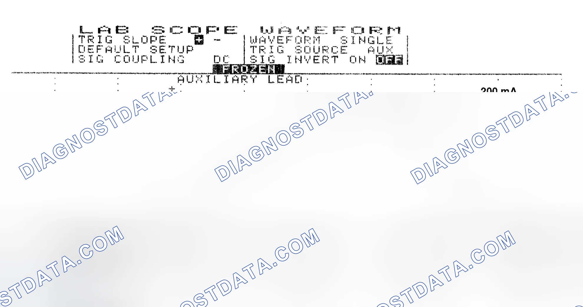 Scheme 13: Single Injector w/Normal Current Flow - Current Pattern