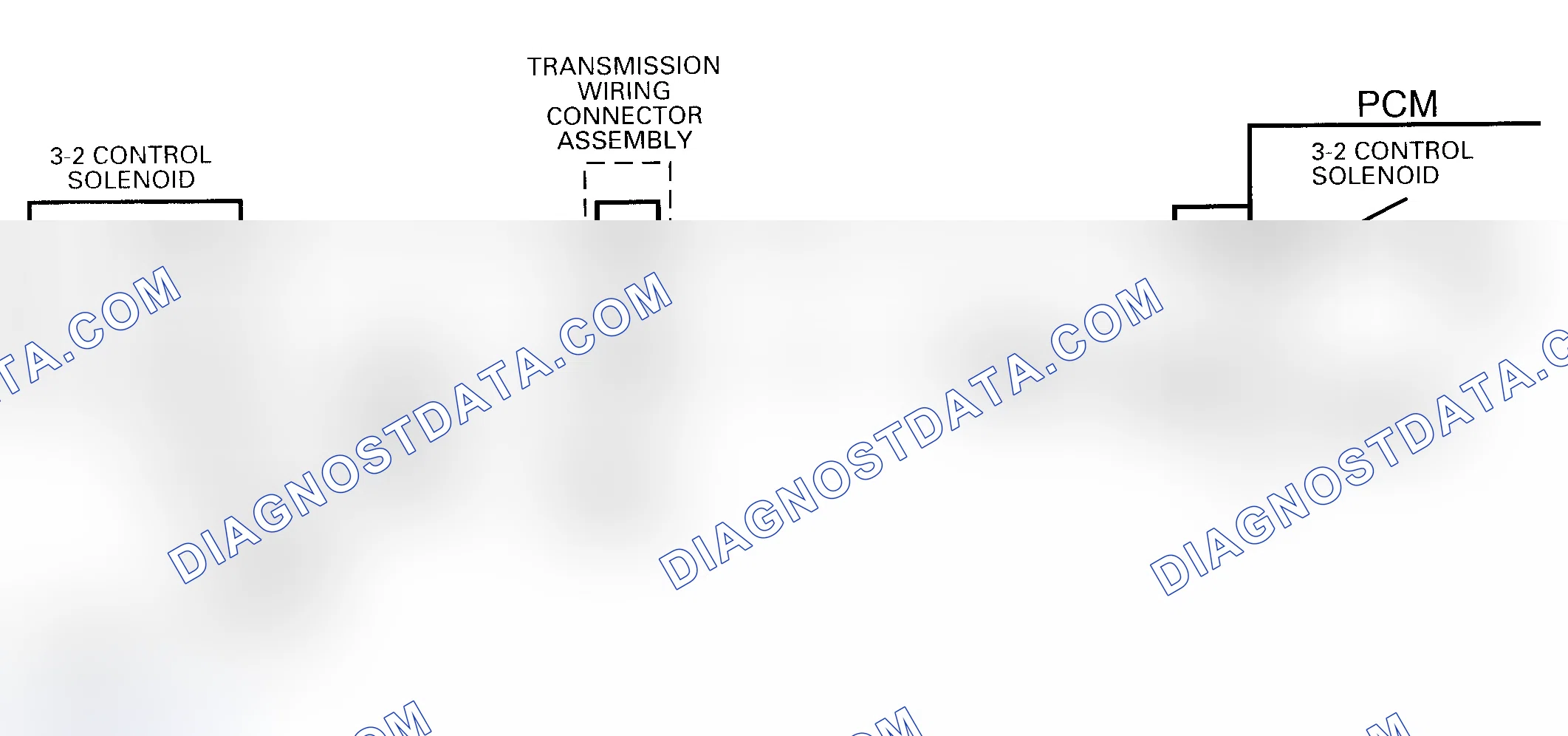 Scheme 343: Code 66 Schematic (All Models) 3-2 Control Solenoid Circuit Fault 4l60-E Transmission