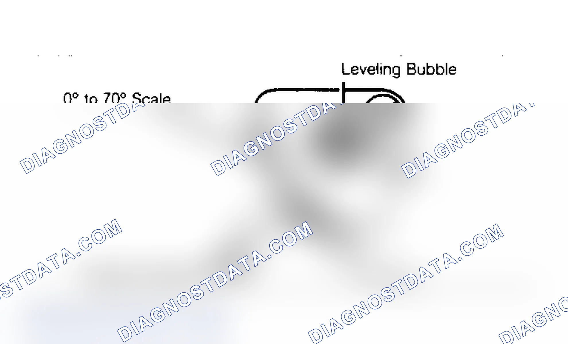Scheme 49: Choke Valve Angle Gauge This gauge must be used to perform some adjustments.