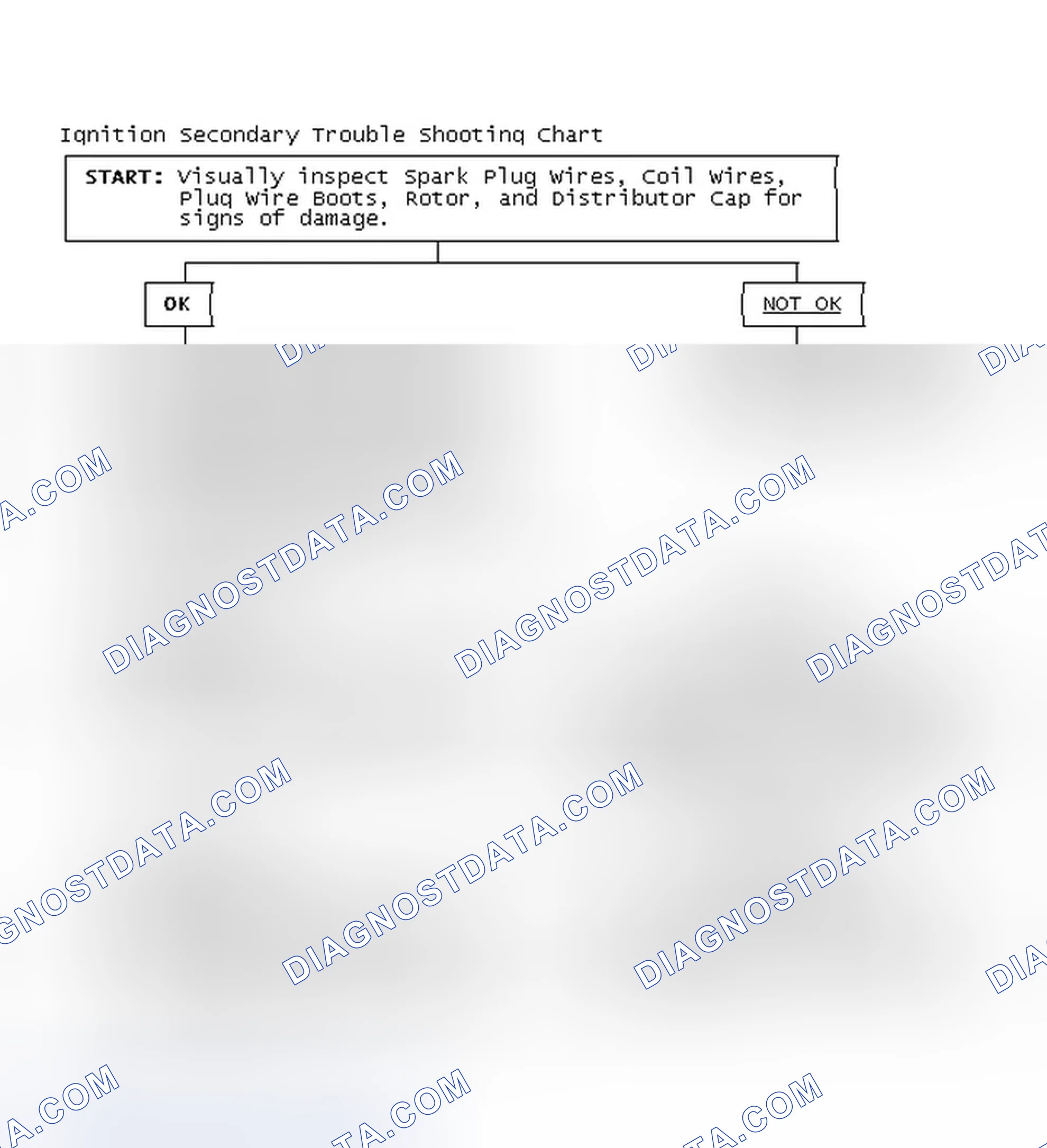 Scheme 1: Ignition Secondary Trouble Shooting Chart