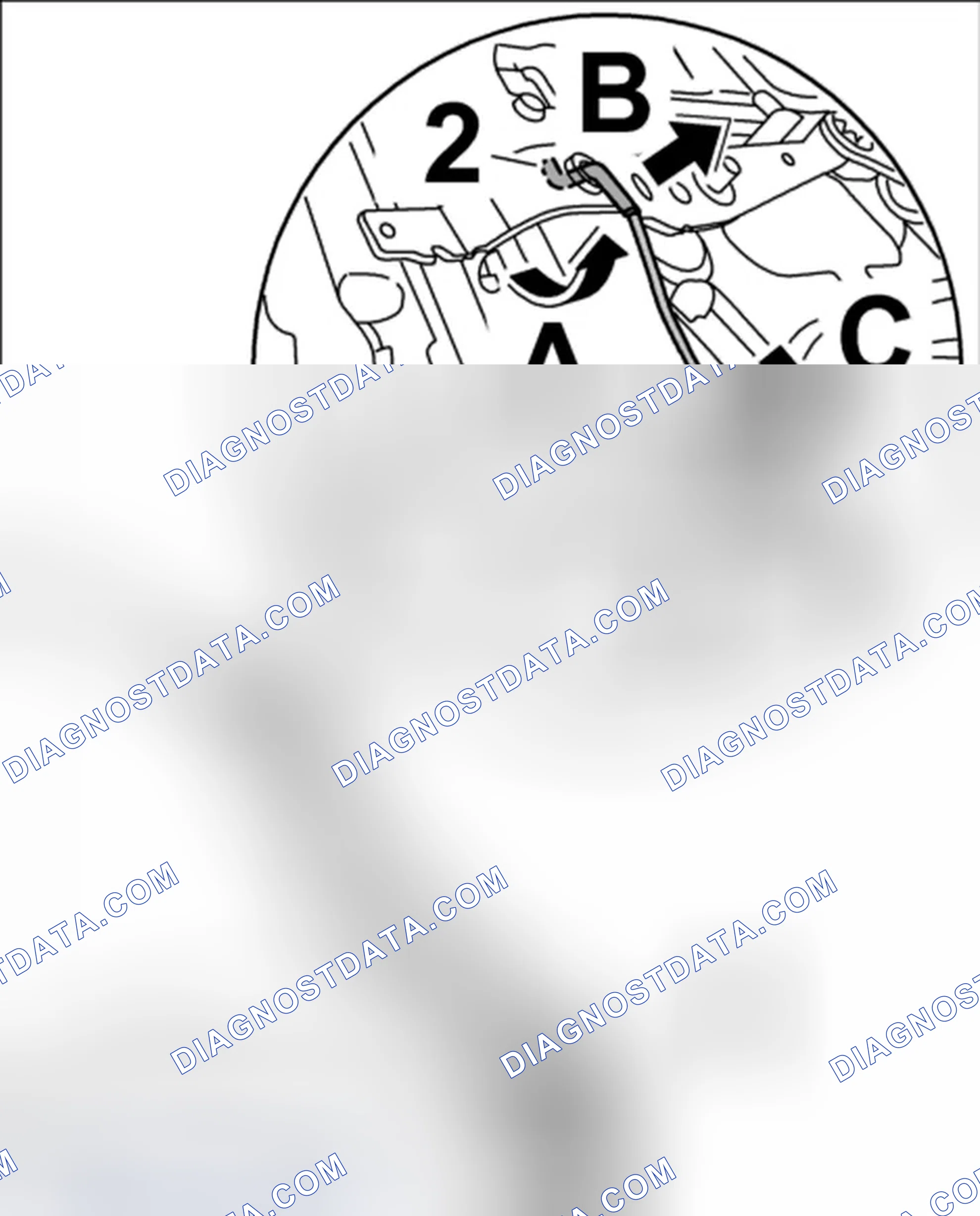 Scheme 123: Removing bowden cable for backrest release