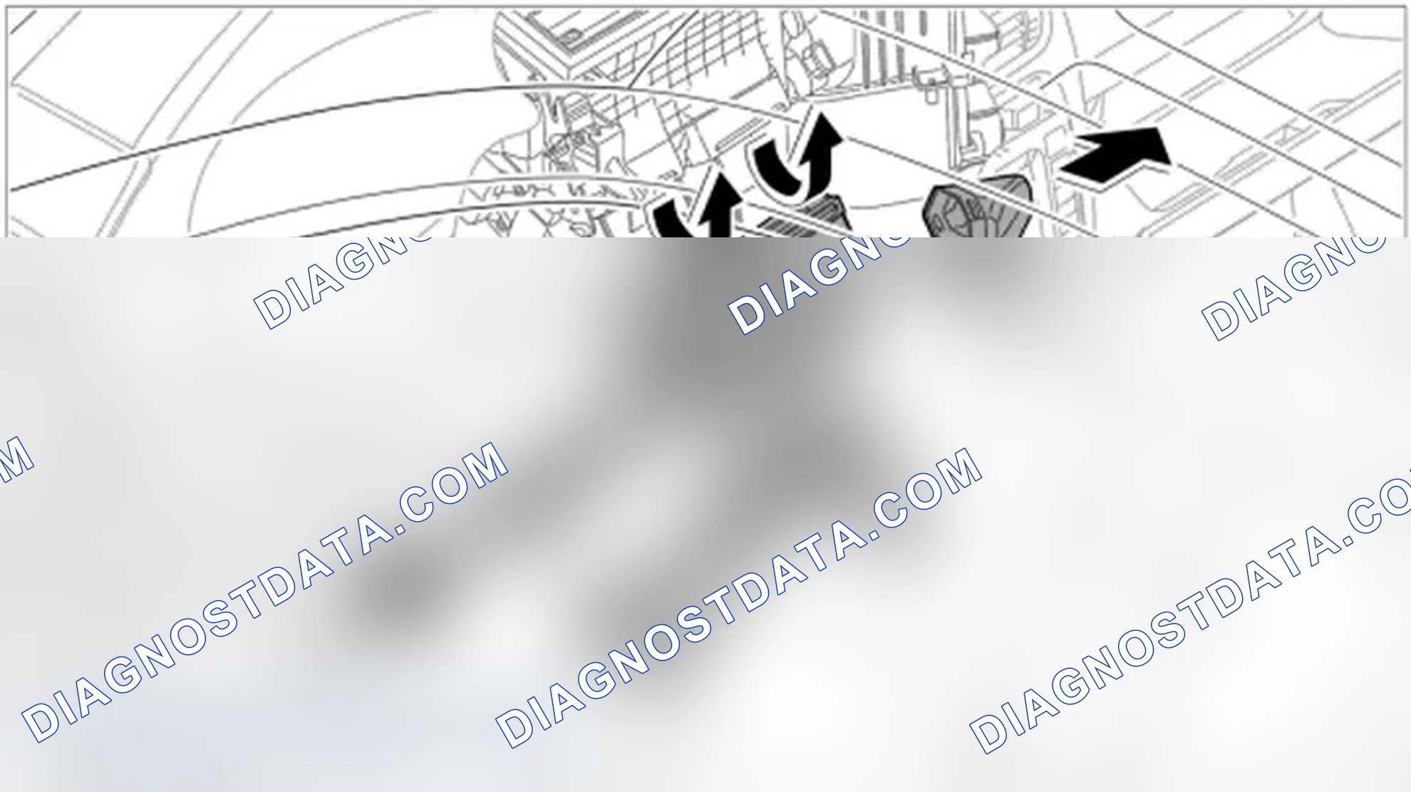 Scheme 37: Removing front air guide, two-zones