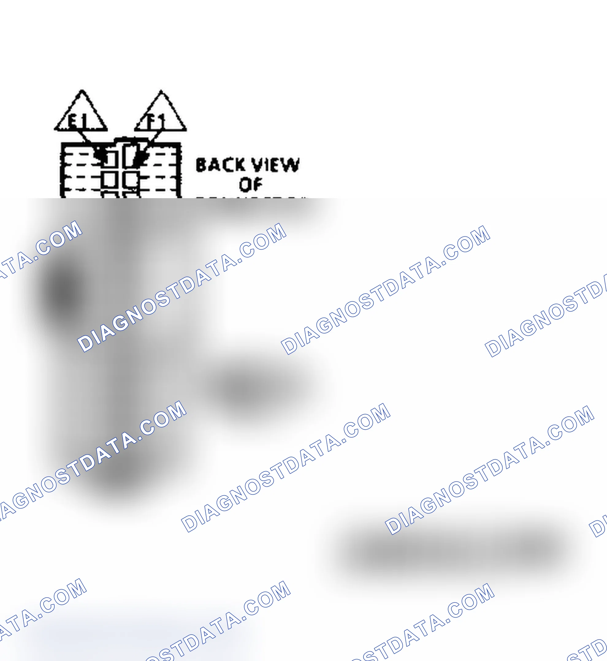 Scheme 8: VCM Terminal E-F Connector - Blue (4 Of 4) ("C" & "K" Series 4.3L, 5.0L & 5.7L With 4L60-E A/T)