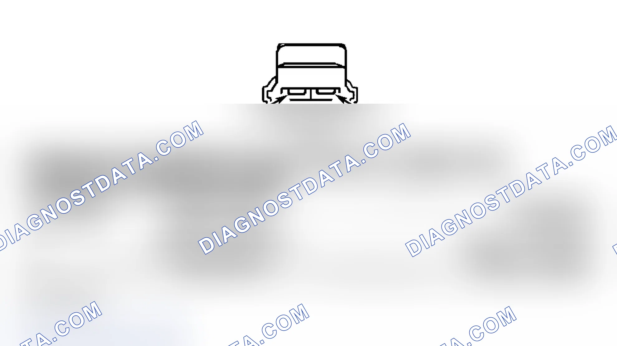 Scheme 94: INTAKE AIR TEMPERATURE SENSOR HARNESS CONNECTOR END VIEW