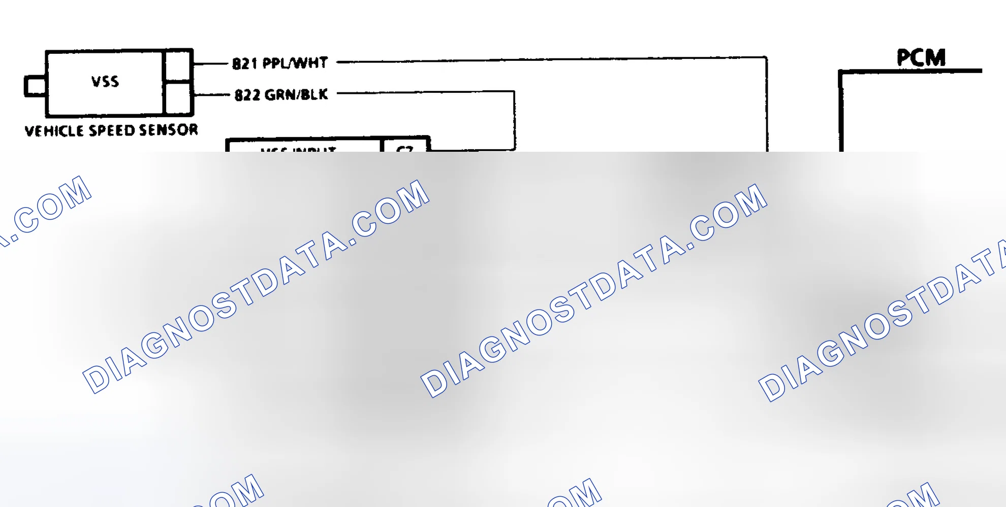 Scheme 101: Code 24, Schematic ("C" & "K" Series Exc. M/T) Vehicle Speed Sensor