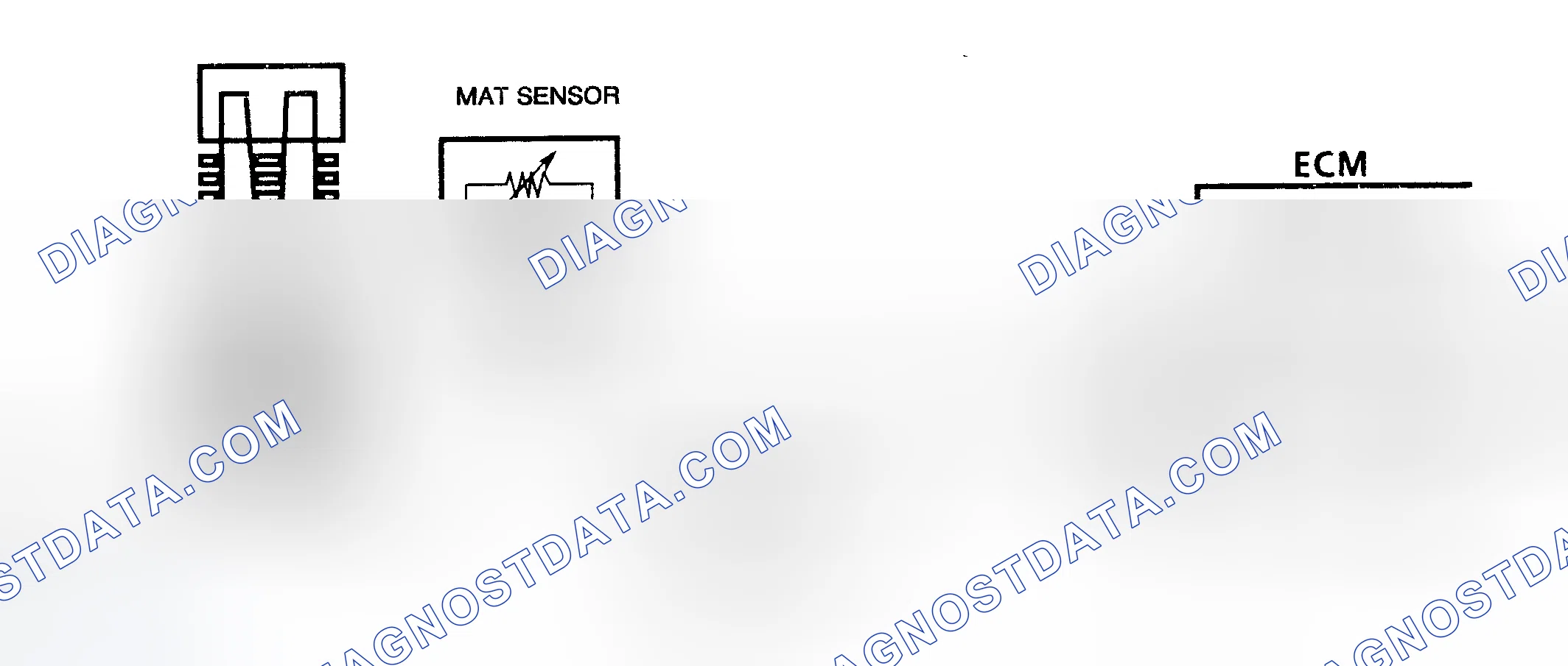Scheme 84: Code 23 Schematic (2.5L & 4.3L Turbo) MAT Sensor Temperature Low