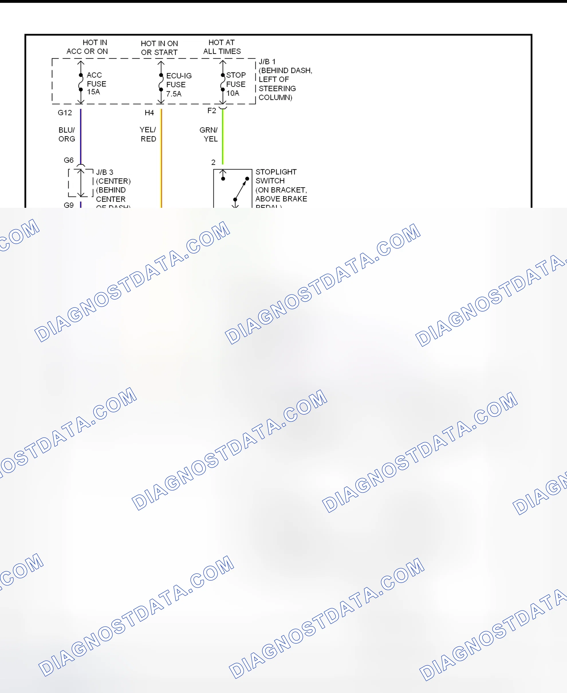 Scheme 233: Shift Interlock System Wiring Diagram (2002 - Toyota Tacoma)