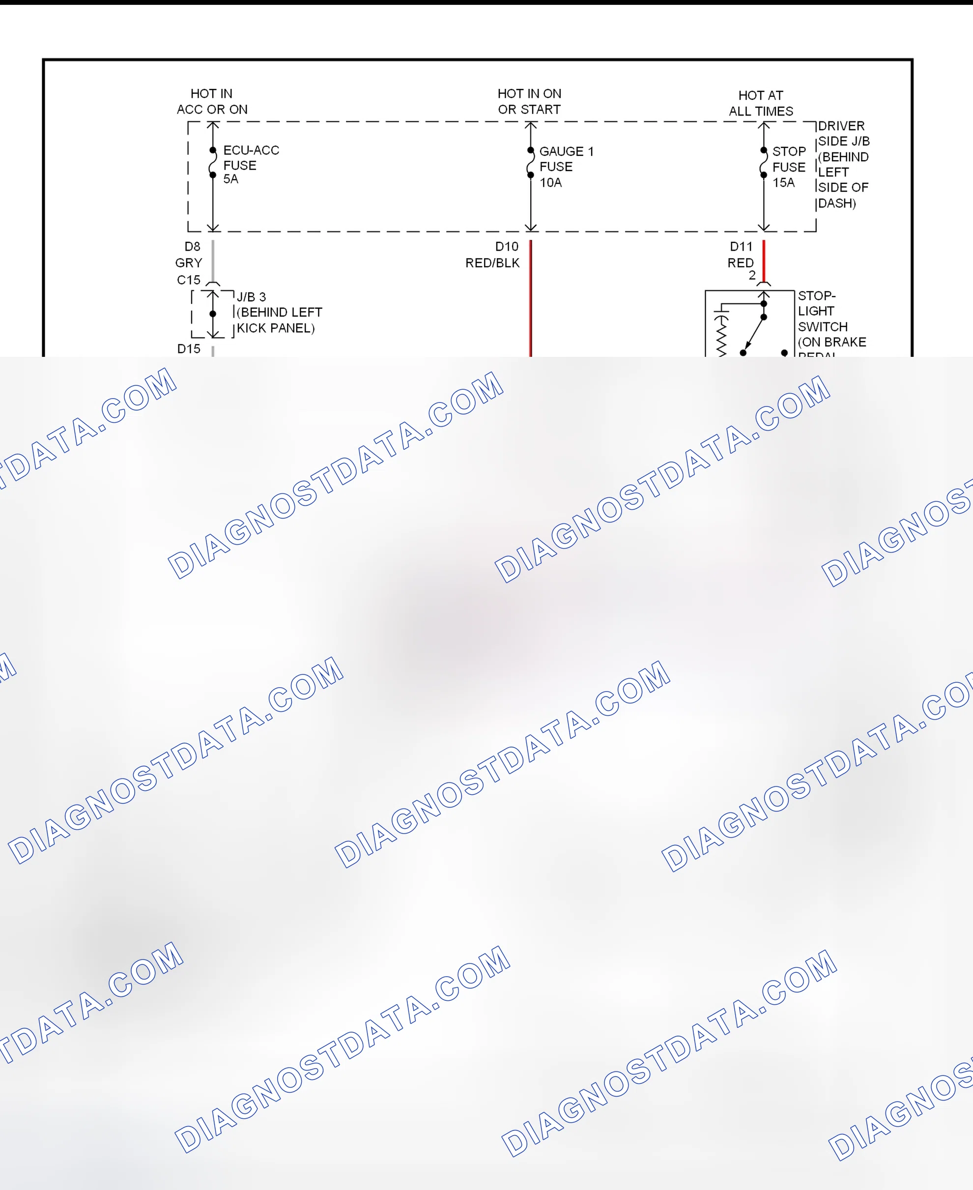 Scheme 296: Shift Interlock System Wiring Diagram (2001 - Toyota Avalon)