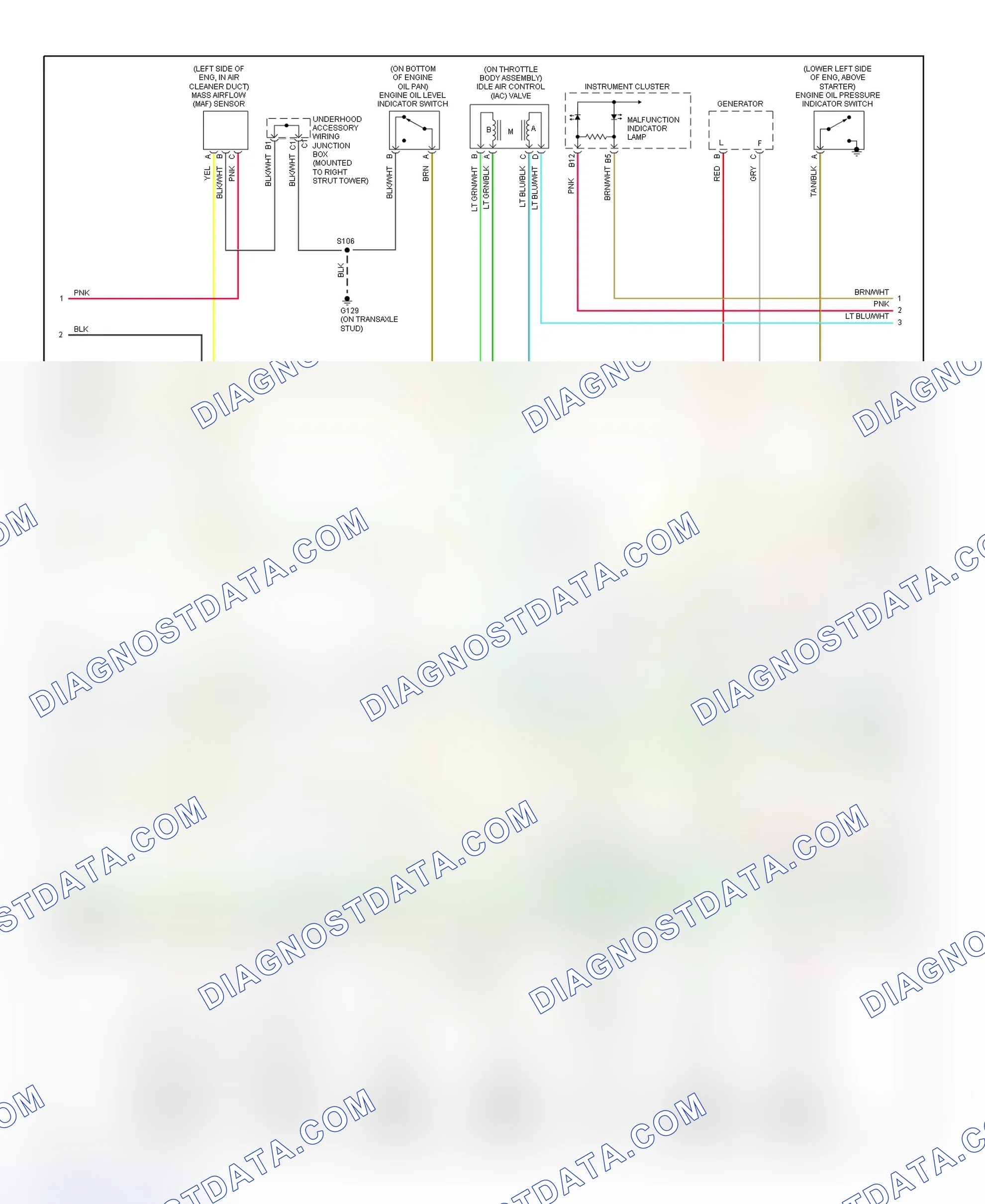 Scheme 46: PCM Wiring Diagram (Century - 3.1L - 3 Of 4)