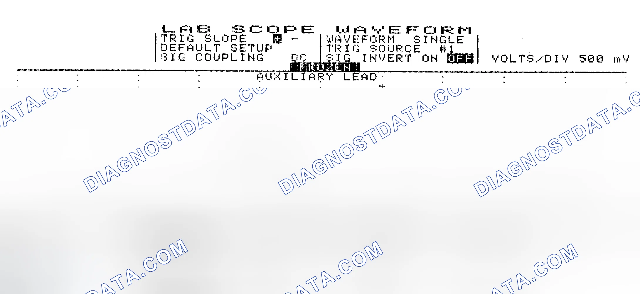 Scheme 10: Single Injector w/Excessive Current Flow - Current Pattern