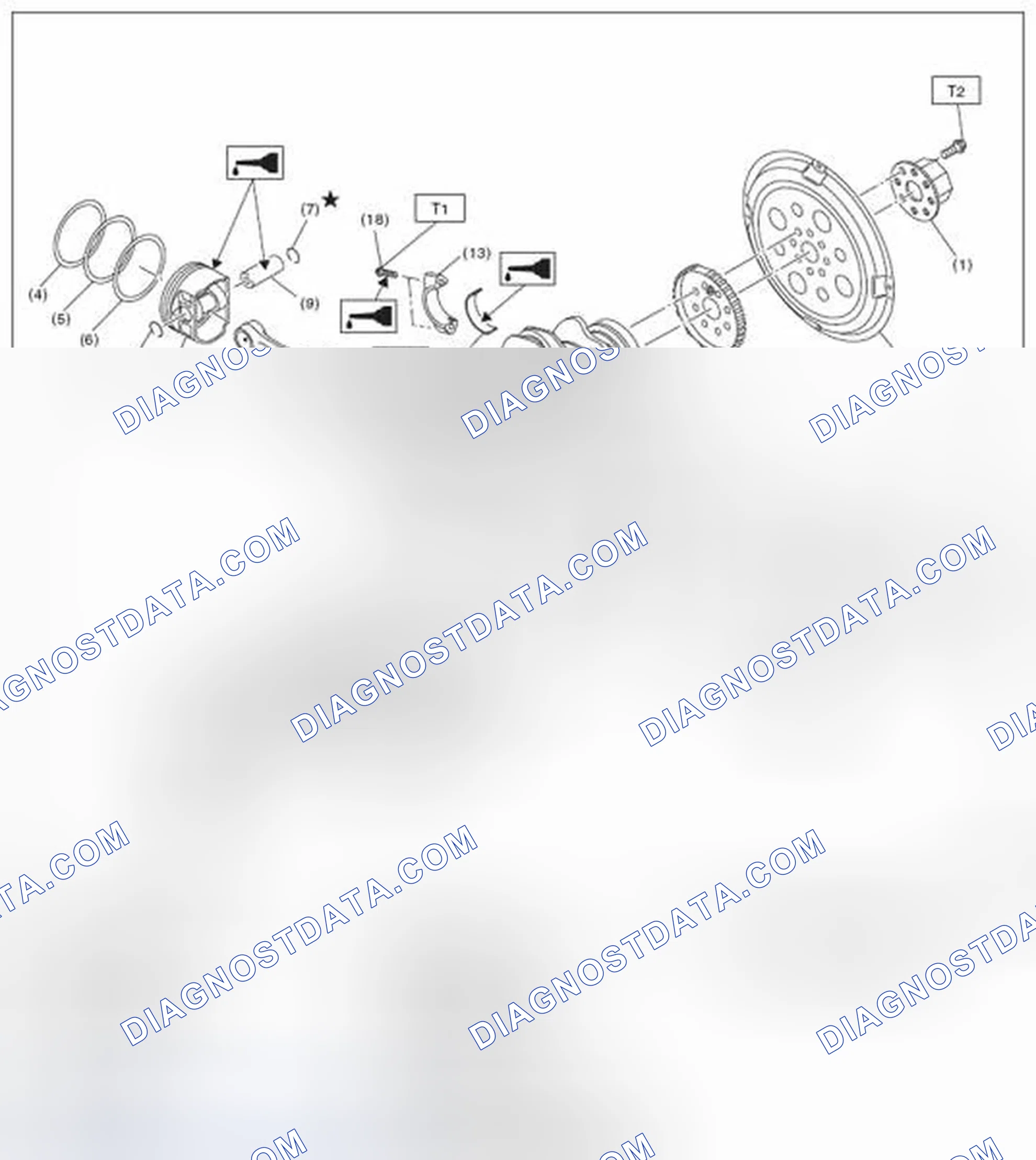 Scheme 475: CRANKSHAFT AND PISTON