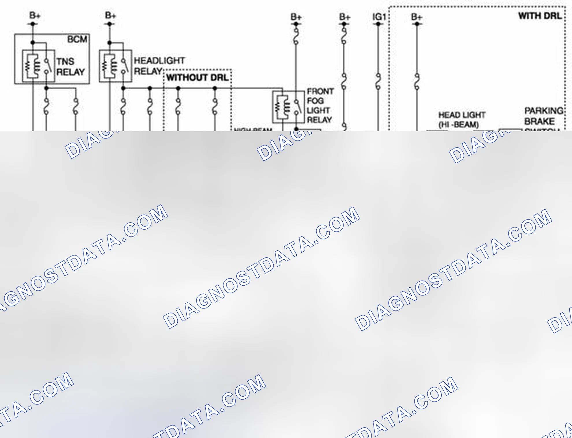 Scheme 35: On-Board Diagnostic Wiring Diagram (Auto Light/Wiper Control Module)