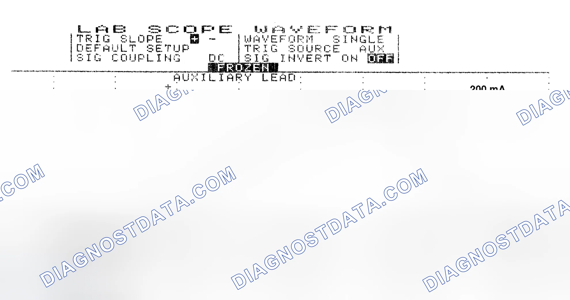 Scheme 13: Single Injector w/Normal Current Flow - Current Pattern