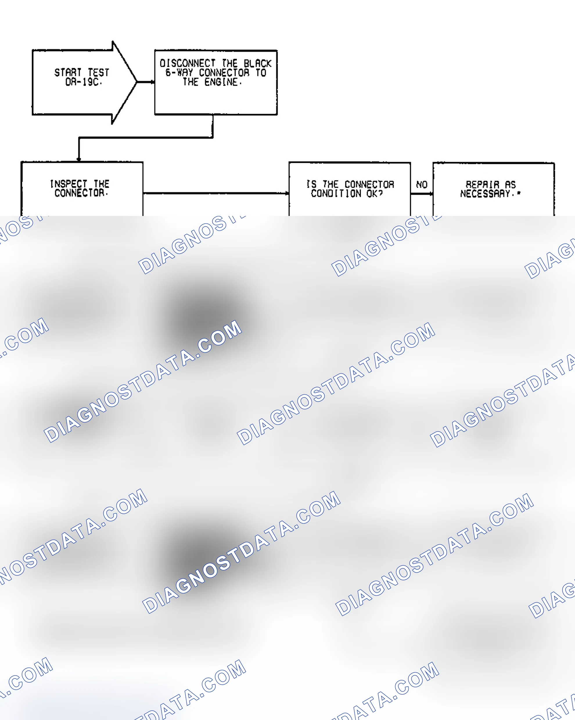 Scheme 638: Test DR-19C Code 27, Injector No. 3 Control Circuit
