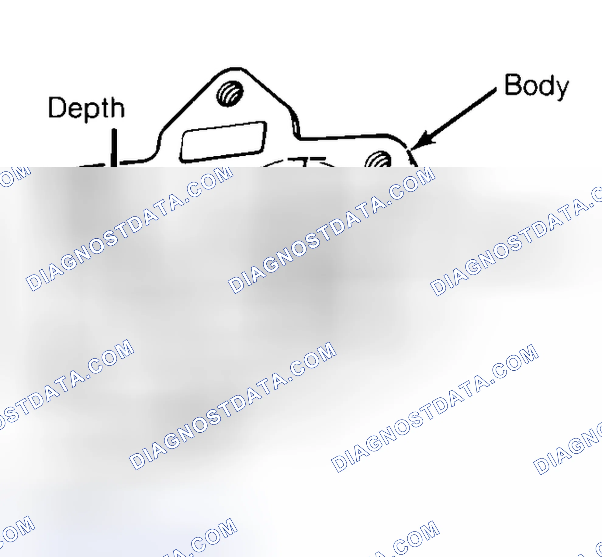 Scheme 35: Measuring Oil Pump Gear Cavity