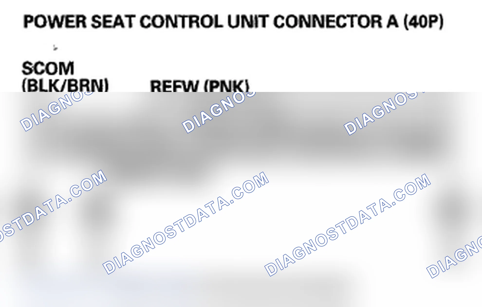 Scheme 163: DTC B1845: Power Seat Recline Switch Circuit Malfunction