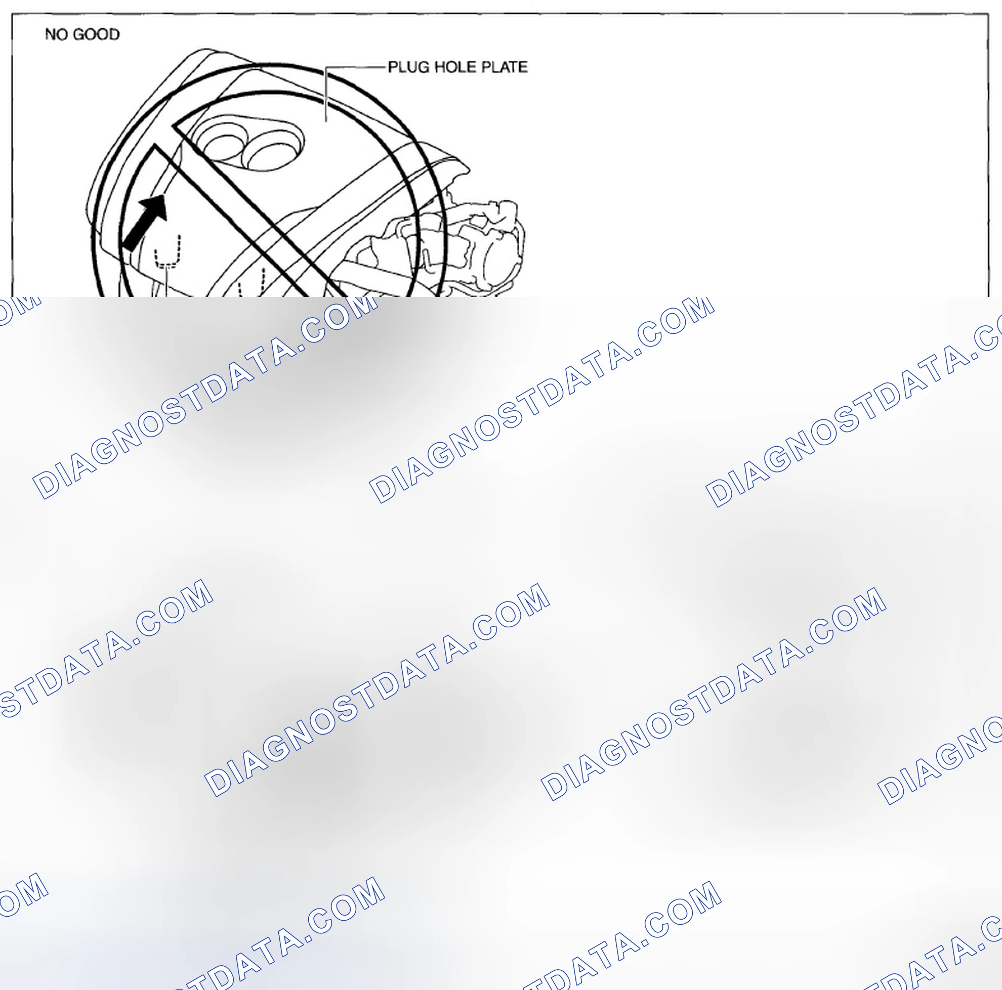 Scheme 12: Caution For Removing Plug Hole Plate