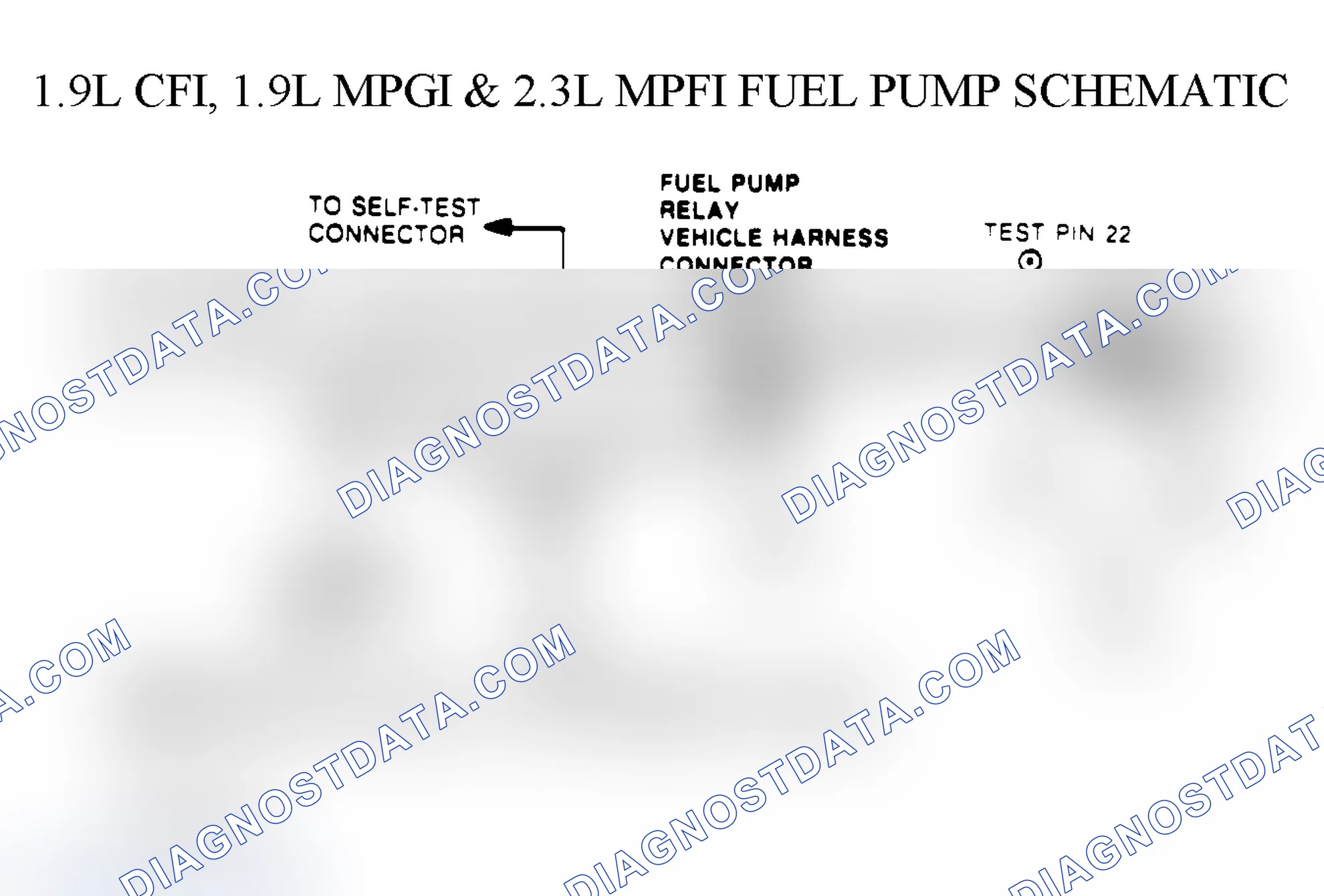 Scheme 86: Fuel Pump Circuit Wiring Diagrams (1 of 4)