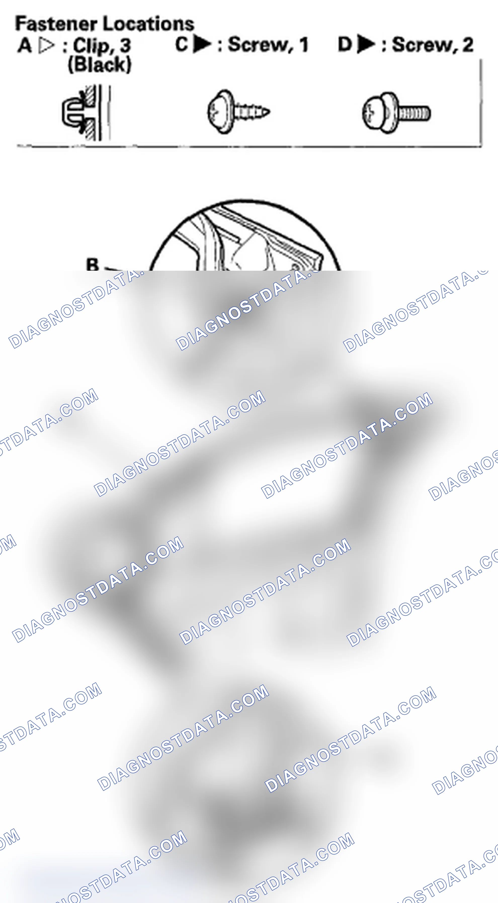 Scheme 140: Rear Door Outer Molding Replacement