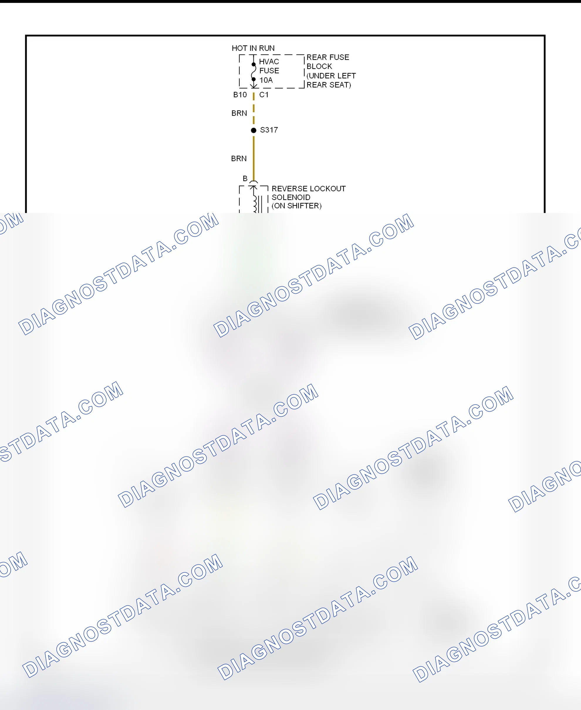 Scheme 66: Reverse Lockout System Wiring Diagram (2001 Seville)