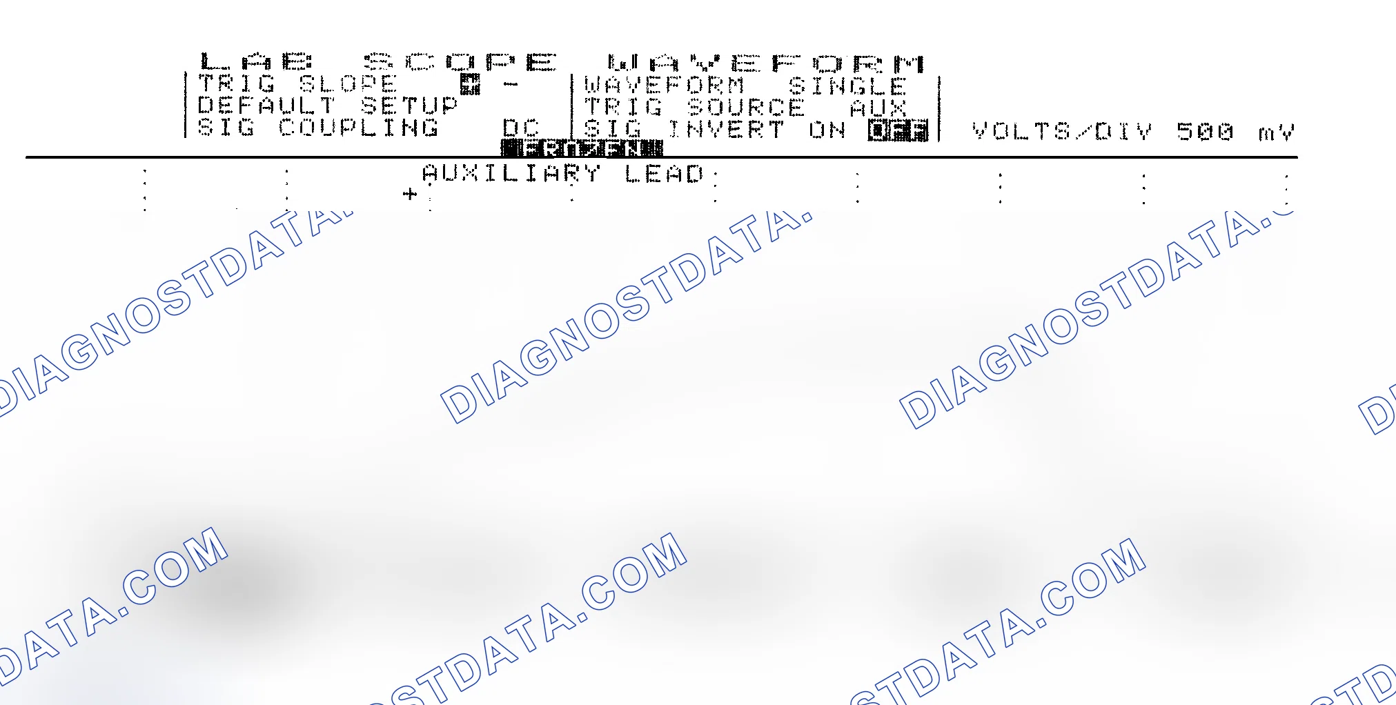 Scheme 14: Single Injector w/Excessive Current Flow - Current Pattern