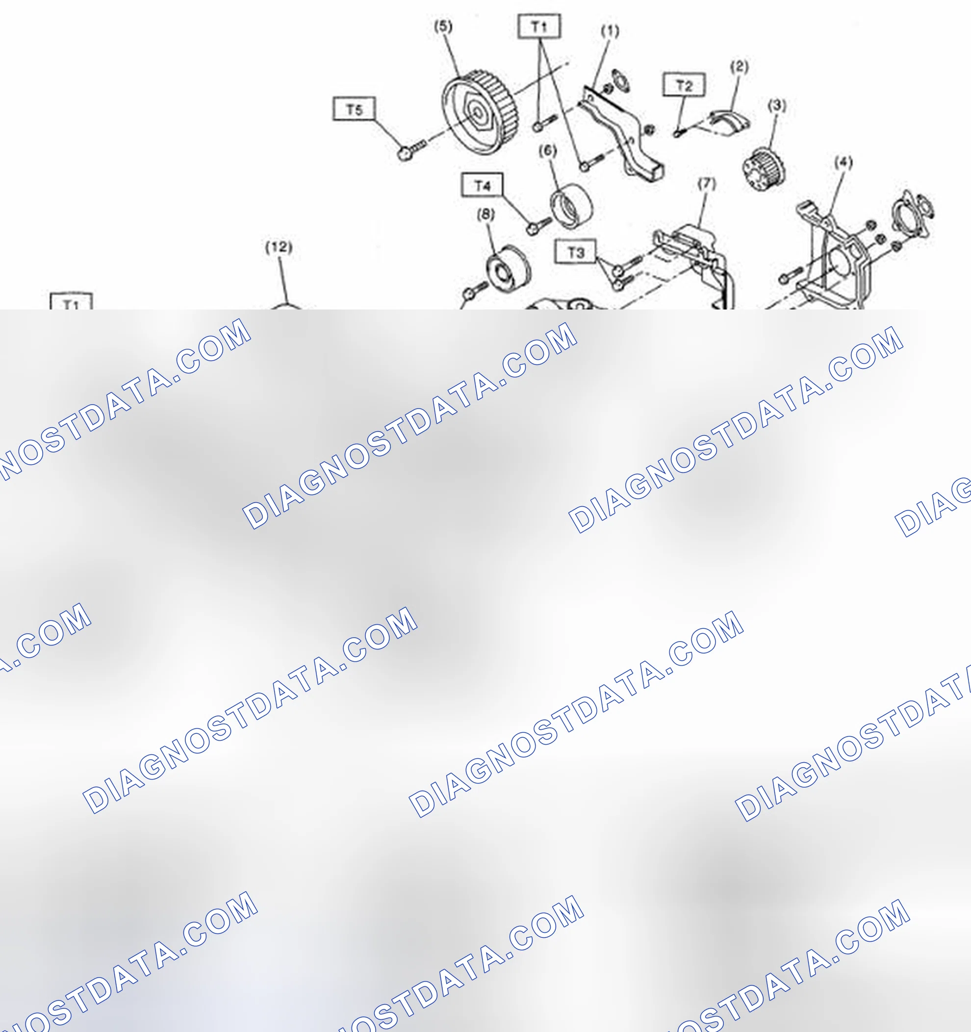 Scheme 41: Exploded View Of Timing Belt With Torque Specifications