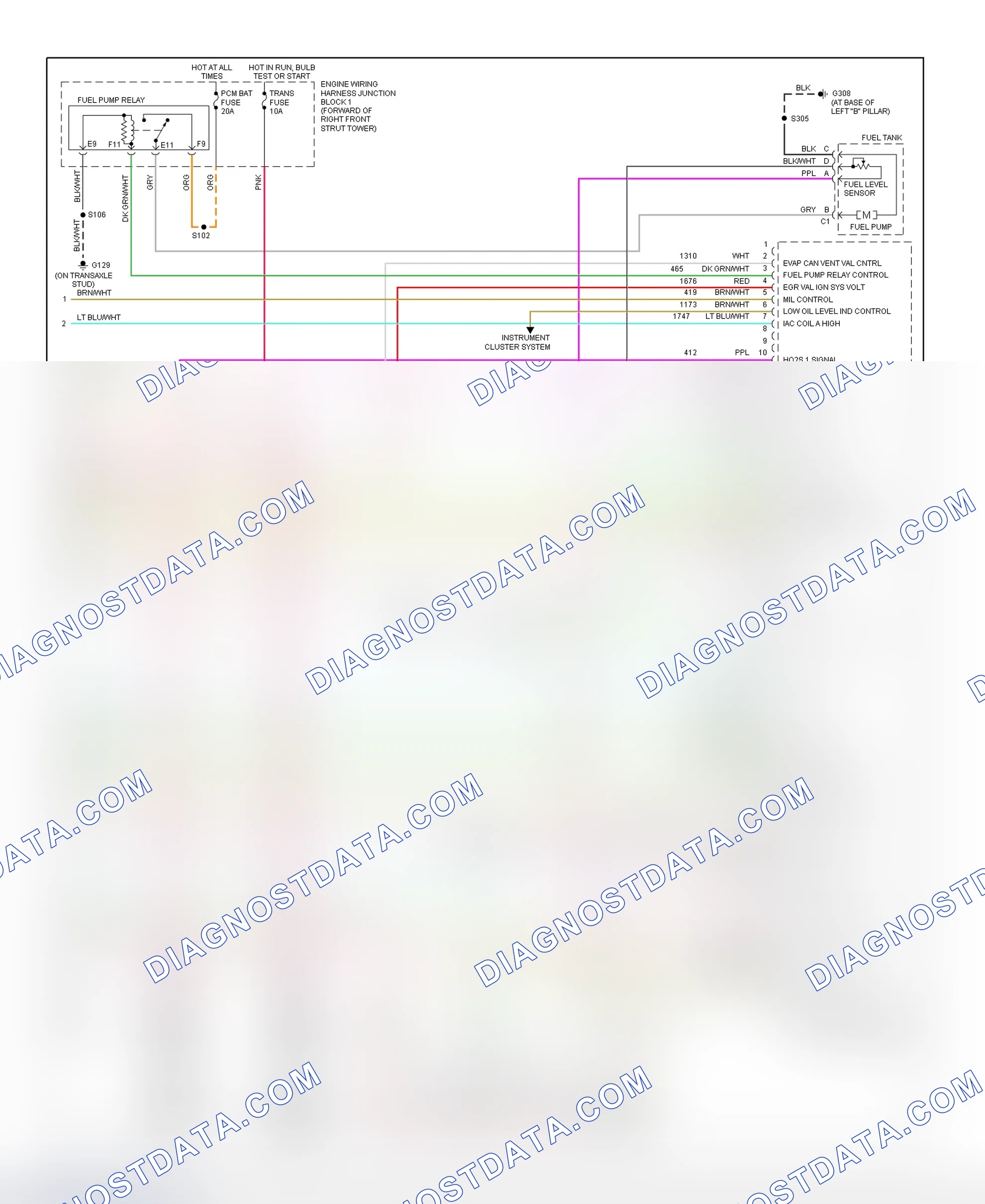 Scheme 133: PCM Wiring Diagram (Lumina & Monte Carlo - 3.1L - 4 Of 4)