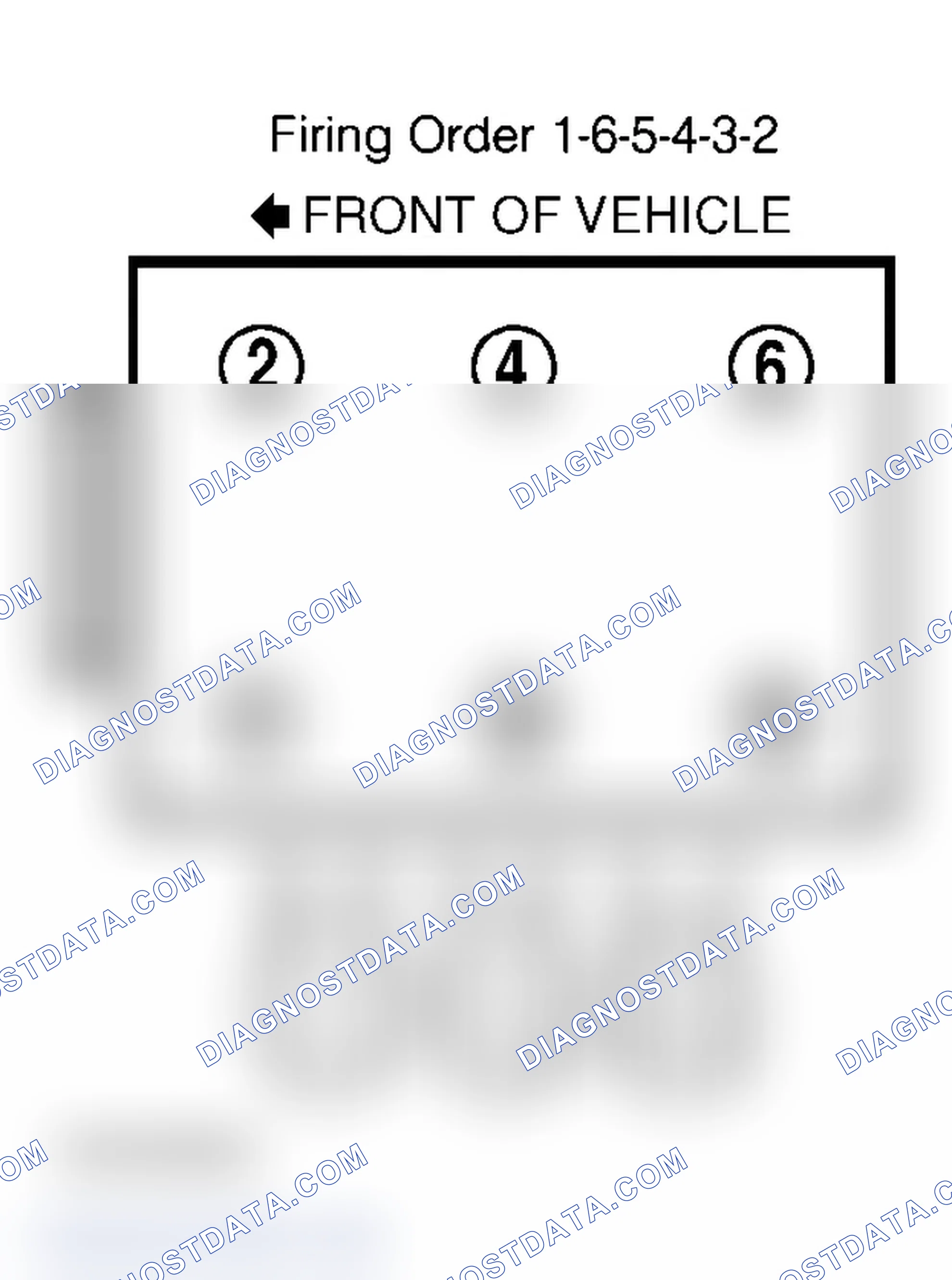 Scheme 5: Firing Order (3.8L - "F" Body)