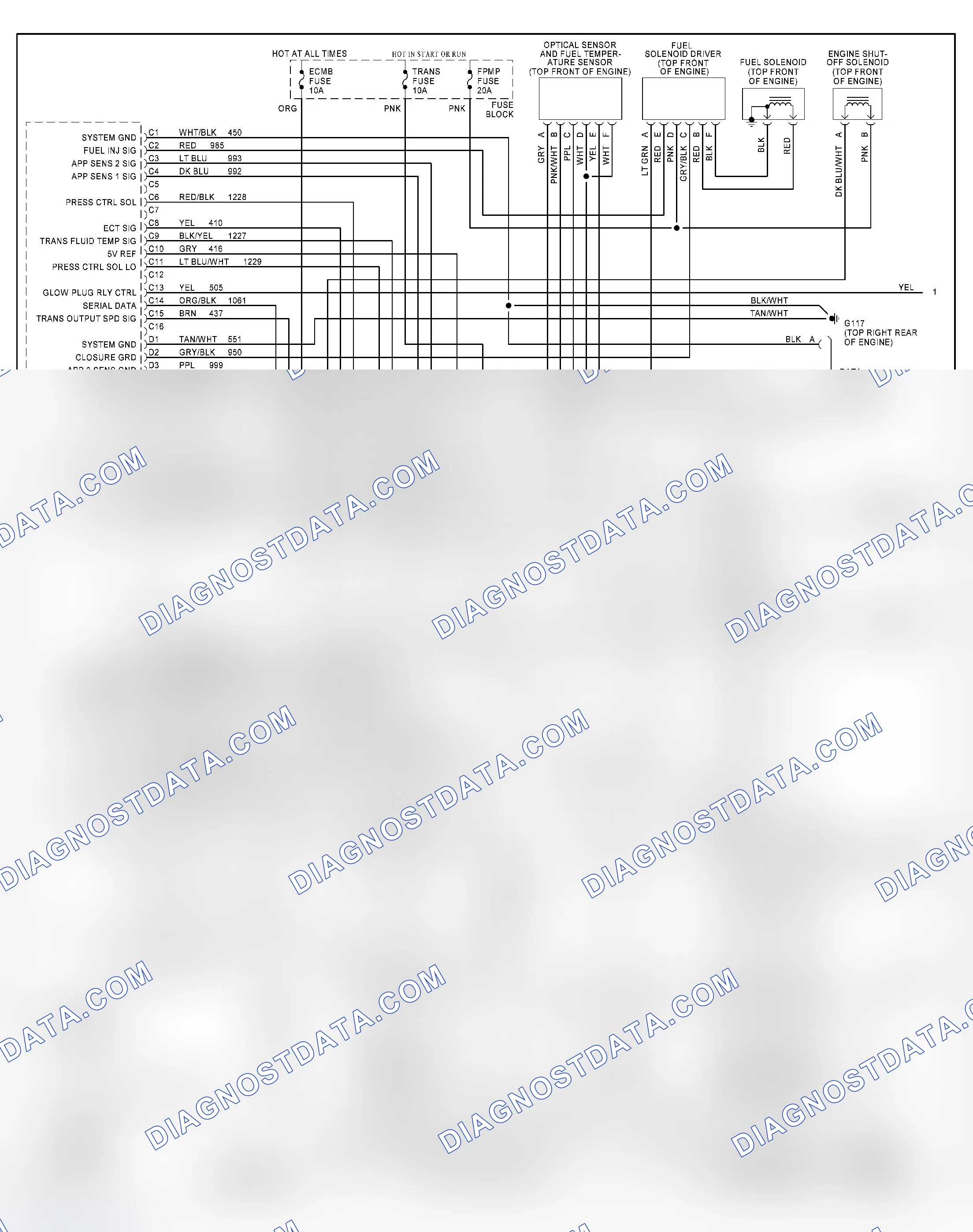 Scheme 270: Wiring Diagram (Van - VIN P With 4L60-E - 1 Of 2)