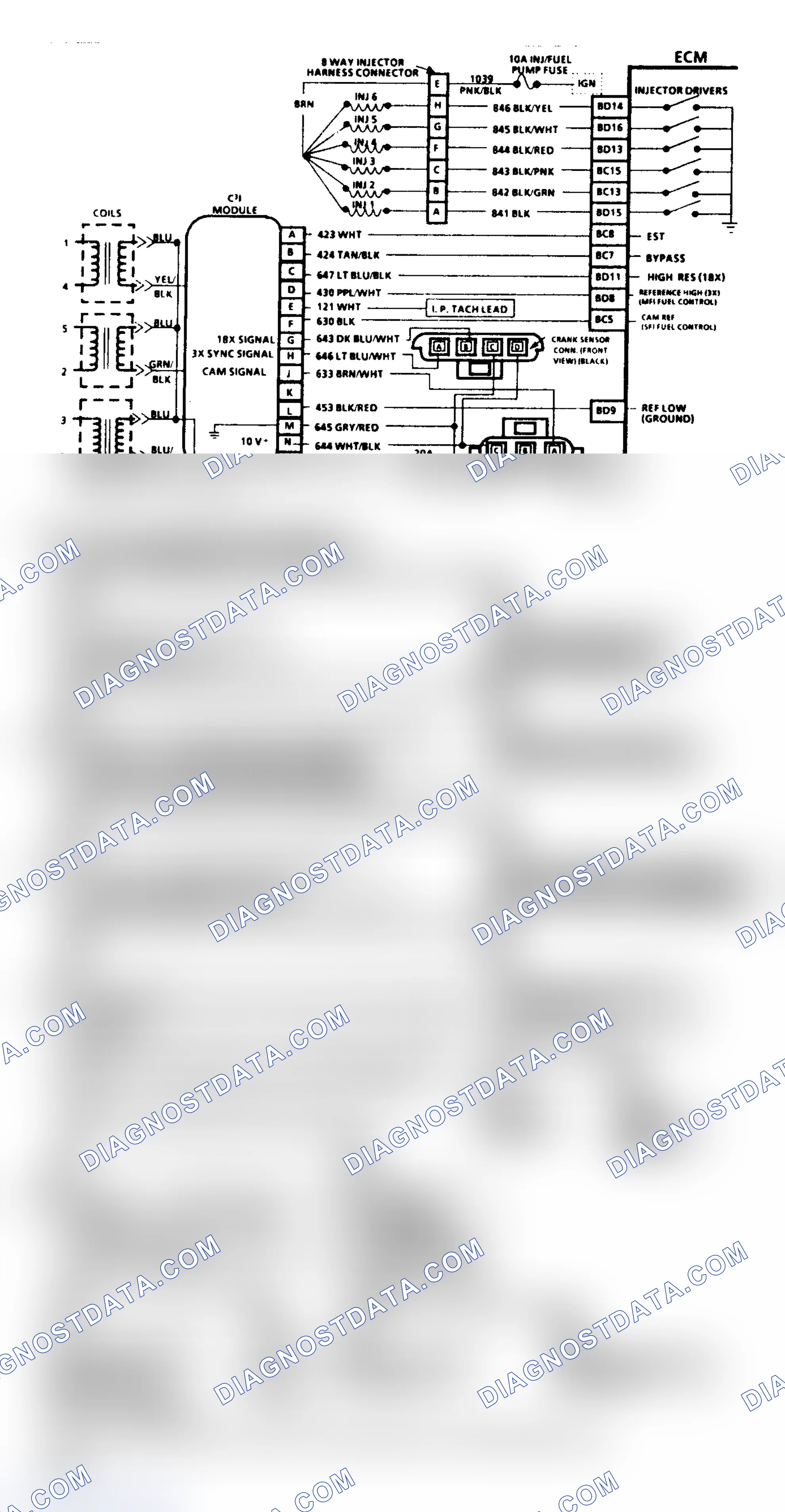 Scheme 564: Code 42, EST Ignition Circuit