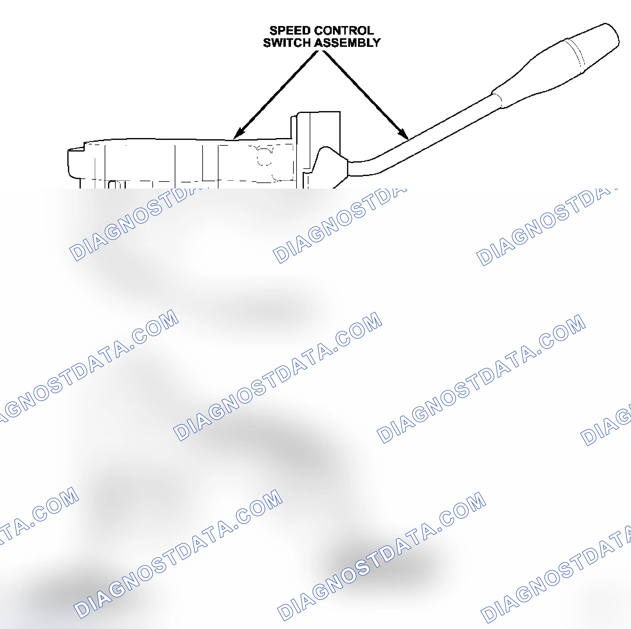 Scheme 2: P1593-SPEED CONTROL SWITCH 1/2 STUCK