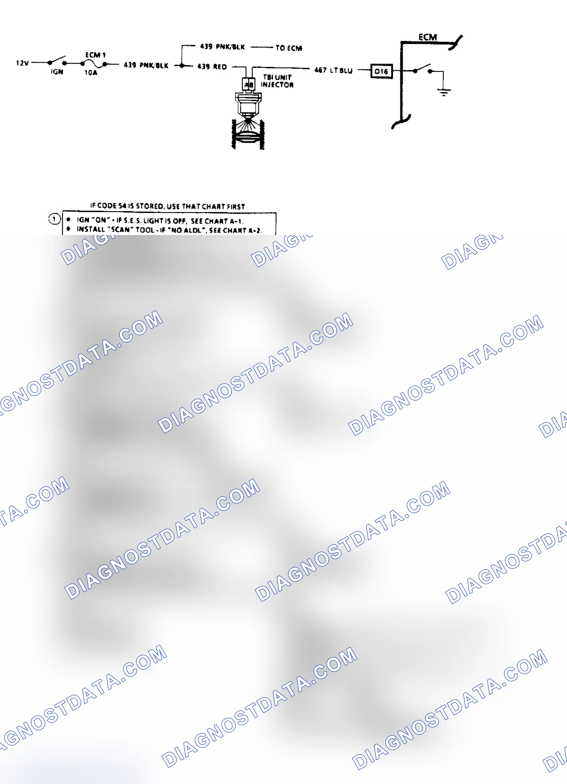Scheme 31: Chart A3 Cranks, But Will Not Run (2.5L)