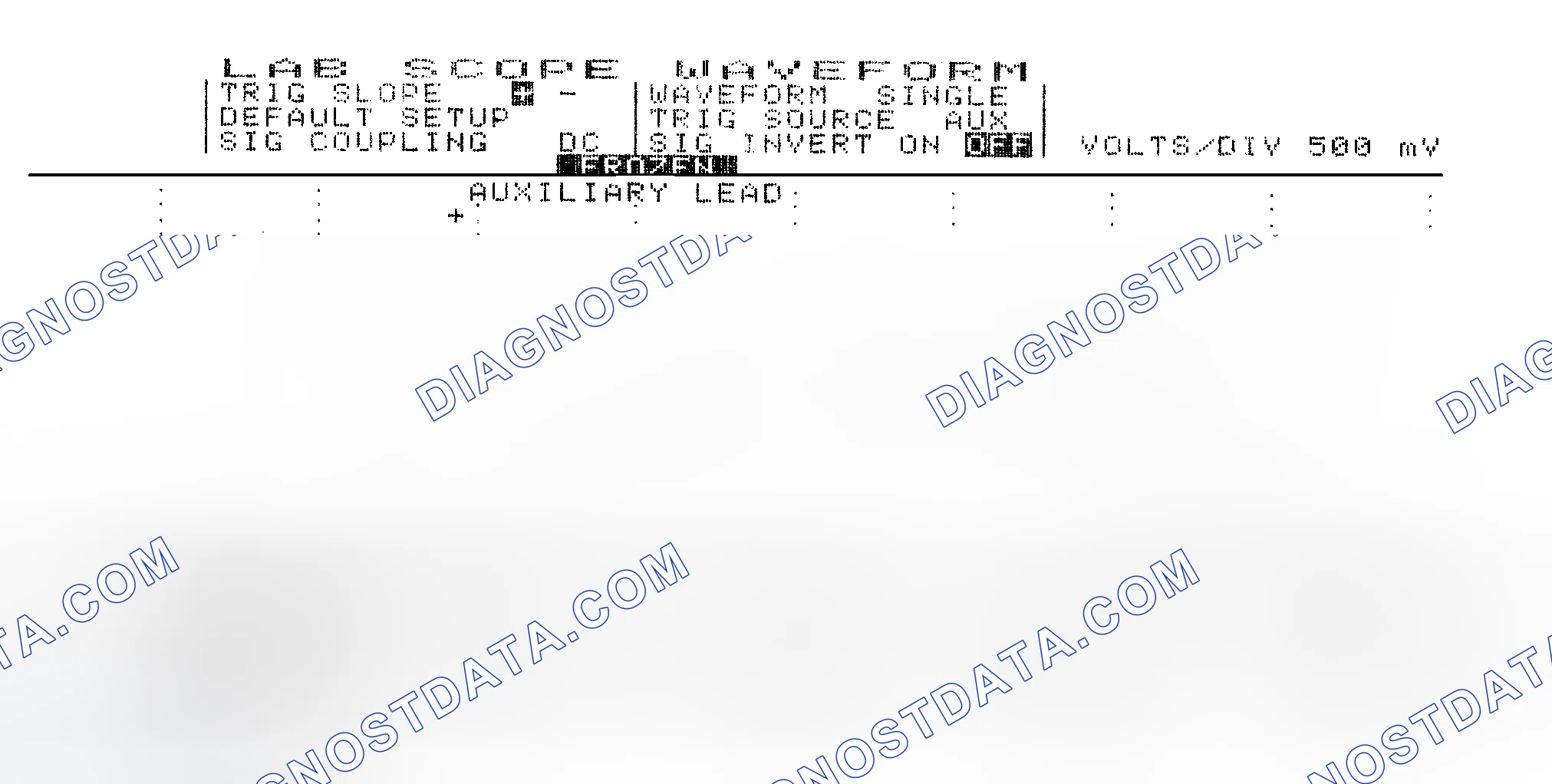 Scheme 14: Single Injector w/Excessive Current Flow - Current Pattern