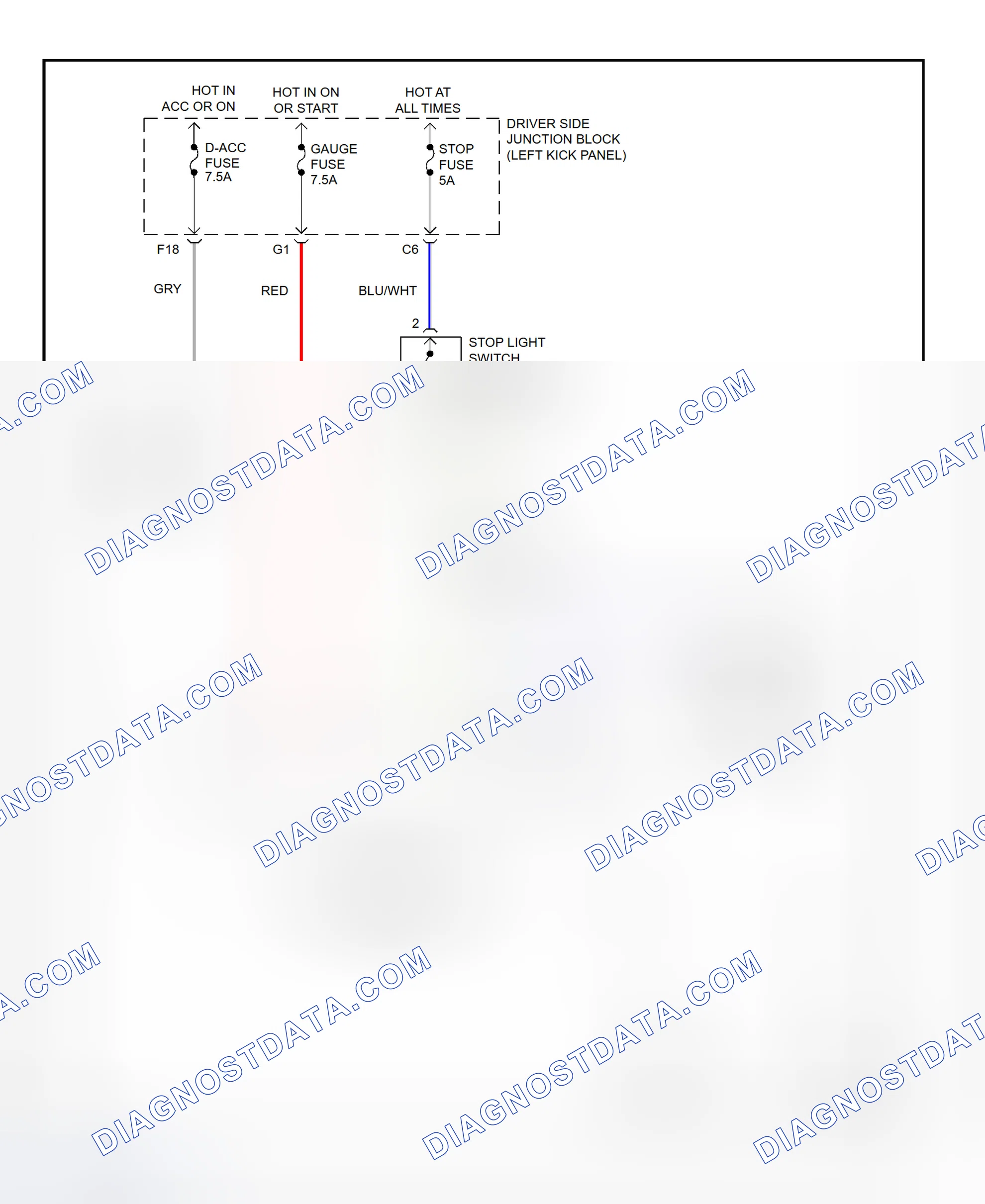 Scheme 293: Shift Interlock System Wiring Diagram (2001 - Lexus LS430)