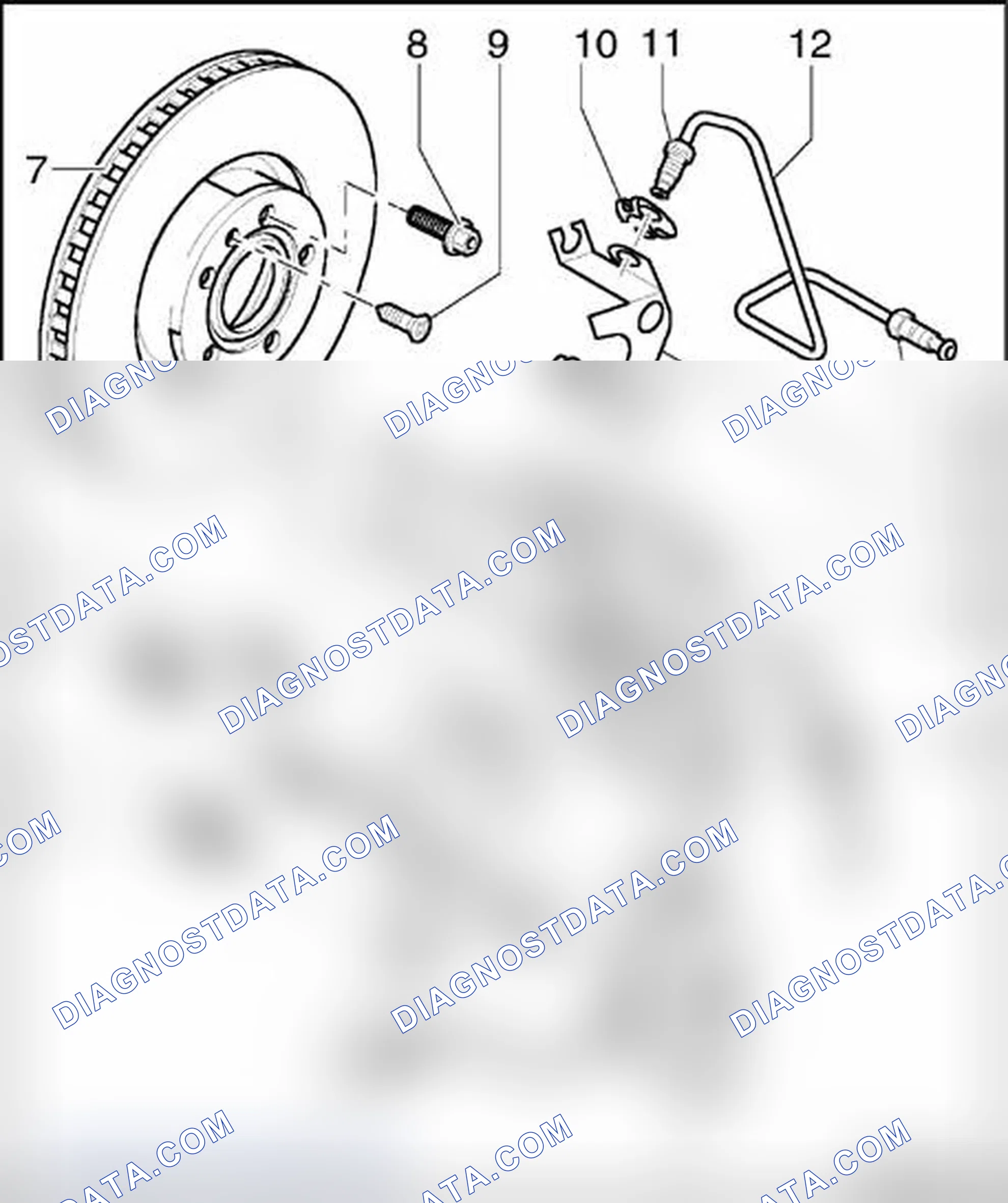 Scheme 58: Front brakes, servicing